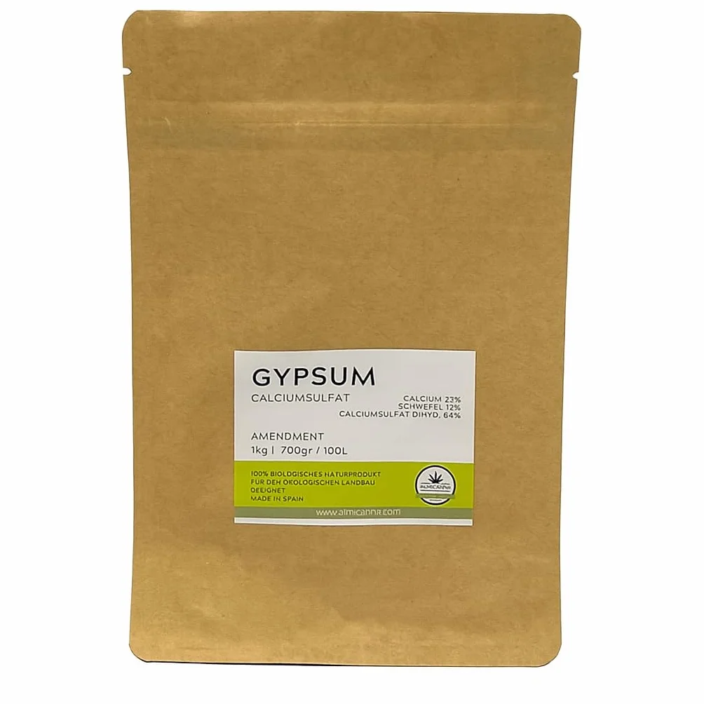 Yeso Agricola 1 kg – Enmienda para Living Soil – Aporta Calcio y Azufre