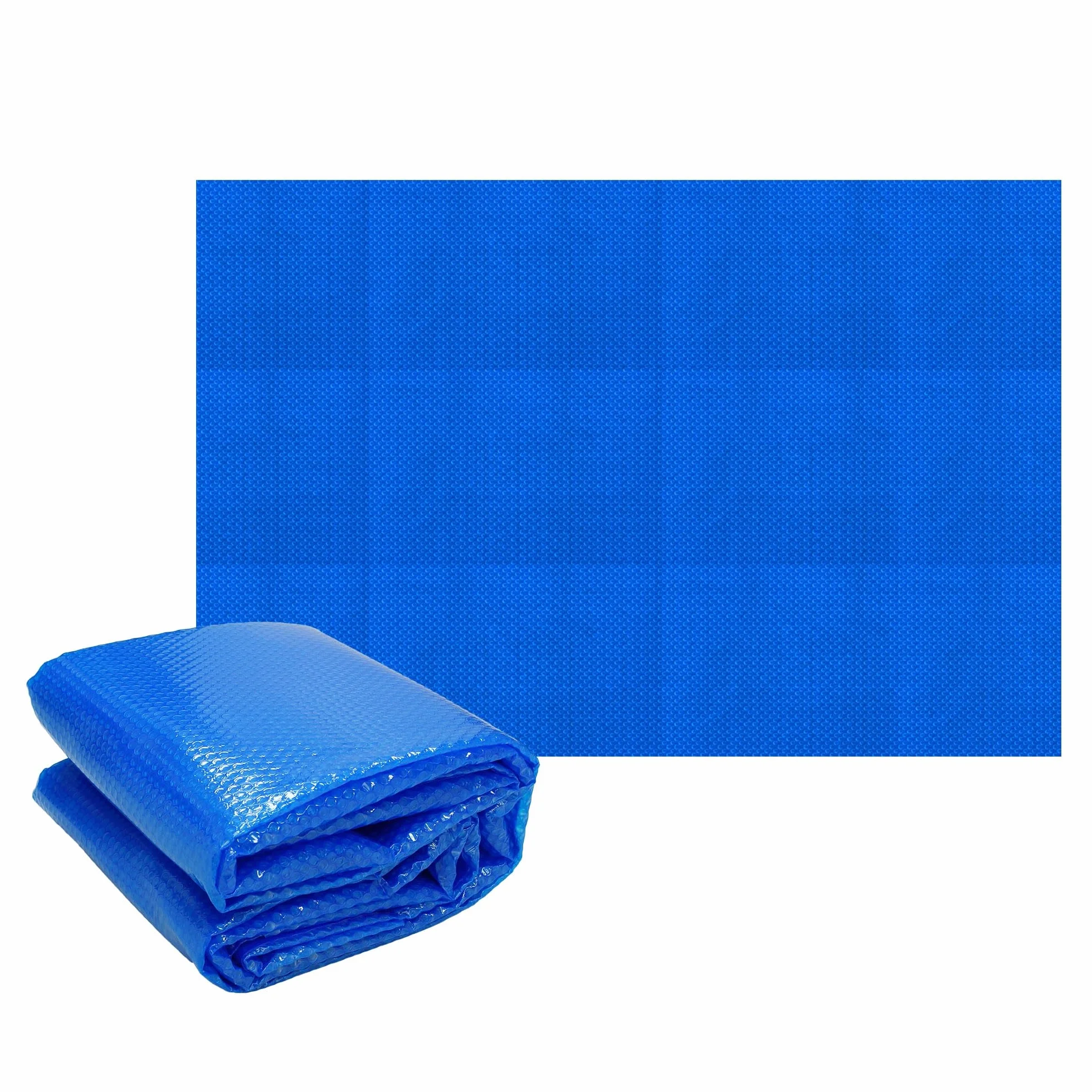 ECD Germany Cubierta Solar para Piscina Rectangular 800 x 500 cm, Azul, Lona Térmica de Burbujas 120 µm