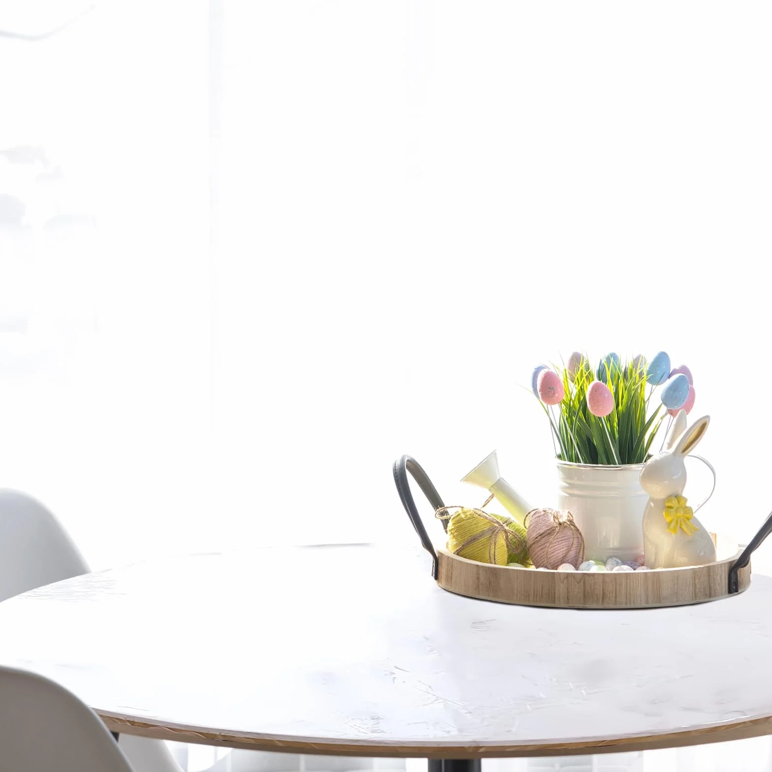 Sporgo Mantel transparente redondo impermeable PVC jardín 120-140 cm
