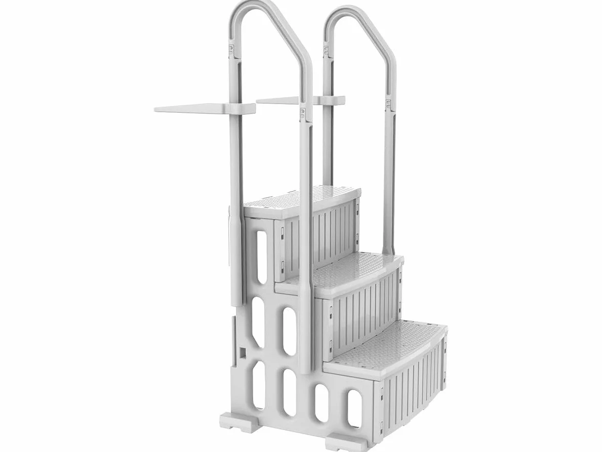 Escalera Individual para Piscina Nathan 3 escalones plástico