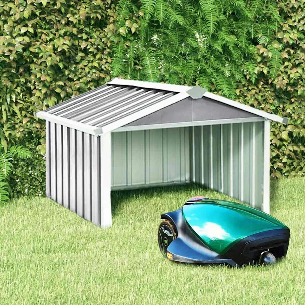 vidaXL Cobertizo para Cortacésped Acero Galvanizado Gris 92x97x63 cm