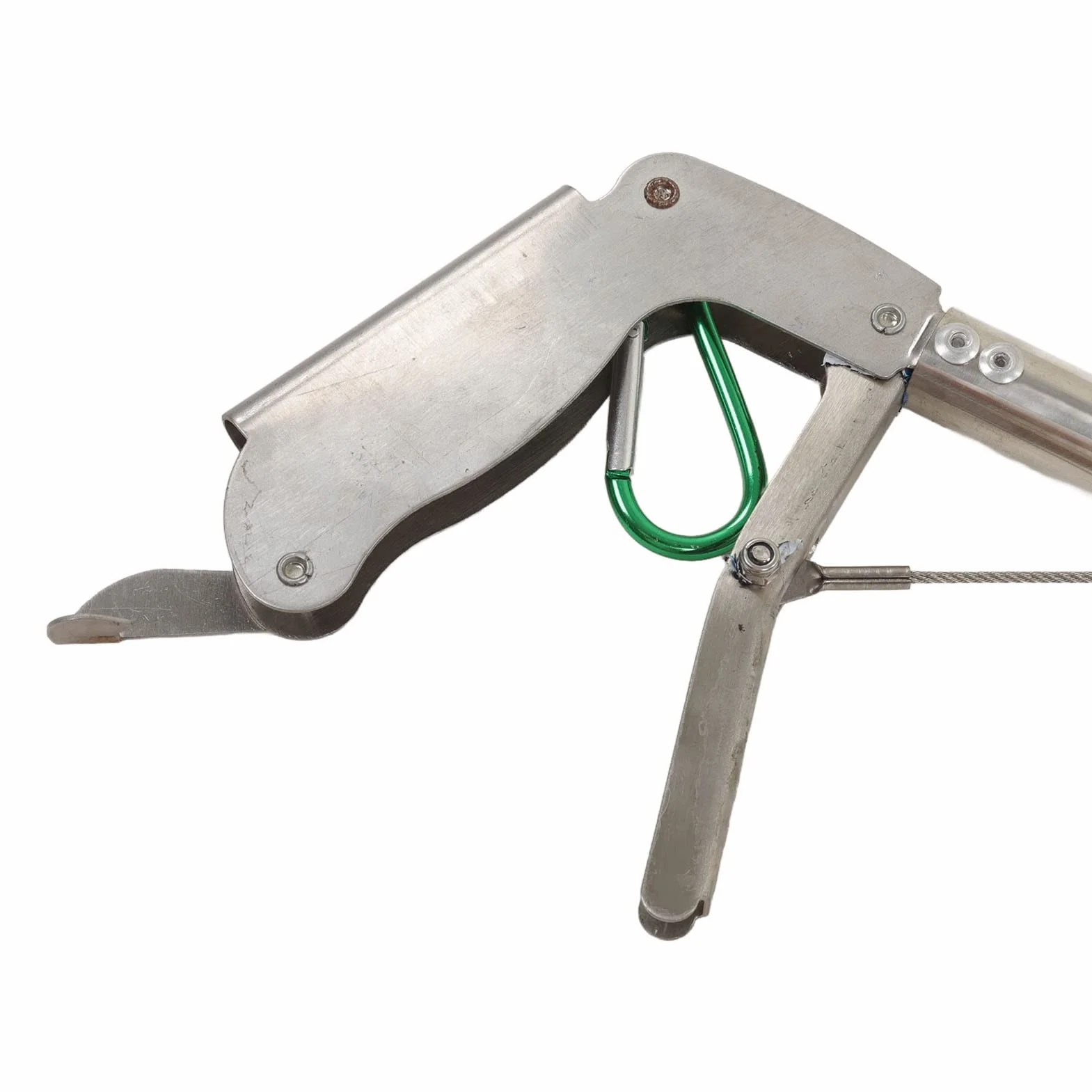 Pinzas de Serpiente de Acero Inoxidable Plegable Autobloqueable Herramienta Portátil para Reptiles