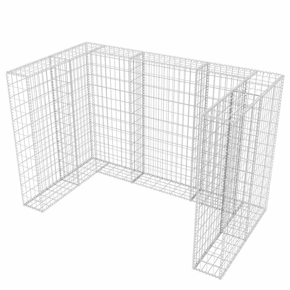 VidaXL Cesta Muro Gaviones Malla Metálica 180x100x120 cm