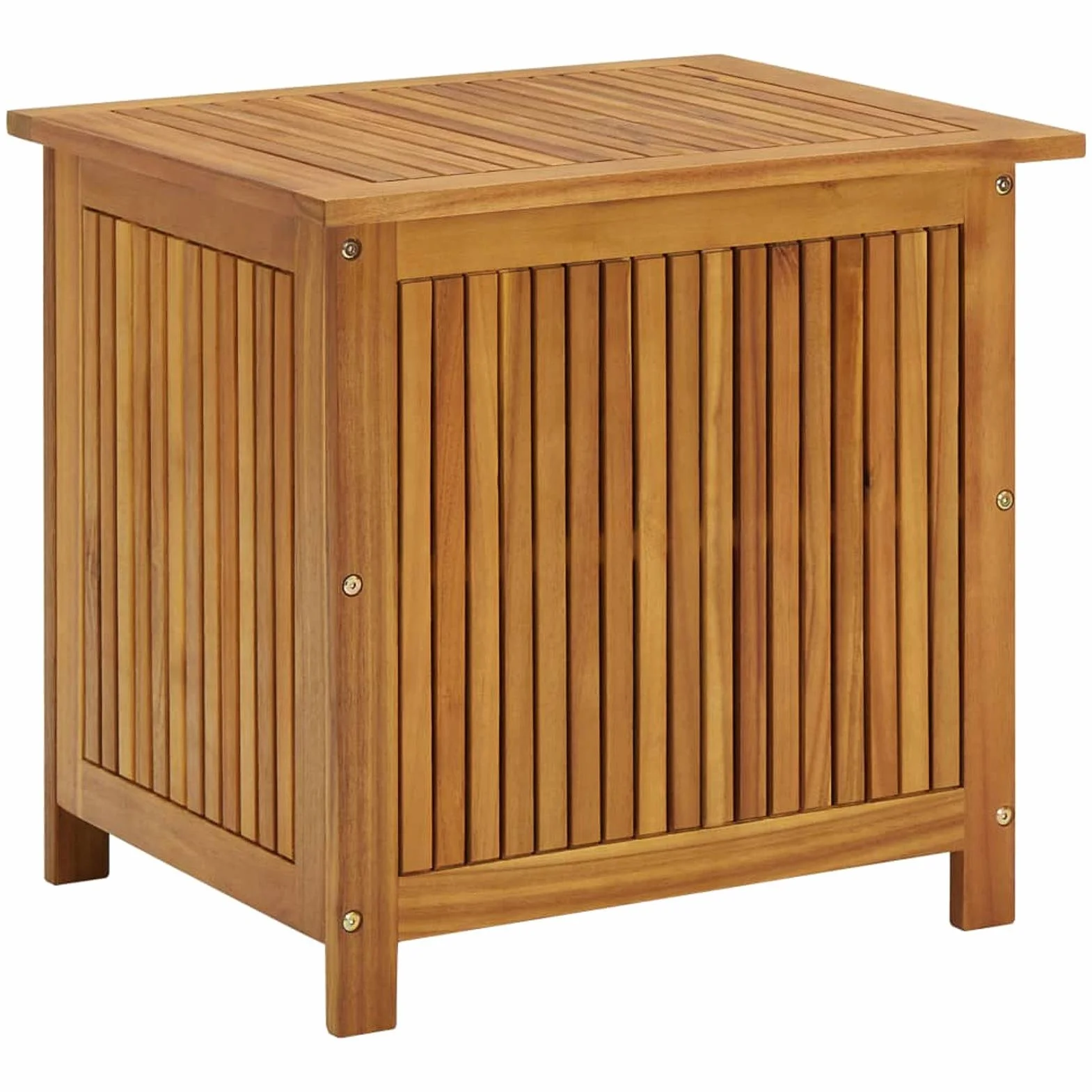 Tidyard Caja de Almacenamiento de Madera para Jardín con Banco Exterior