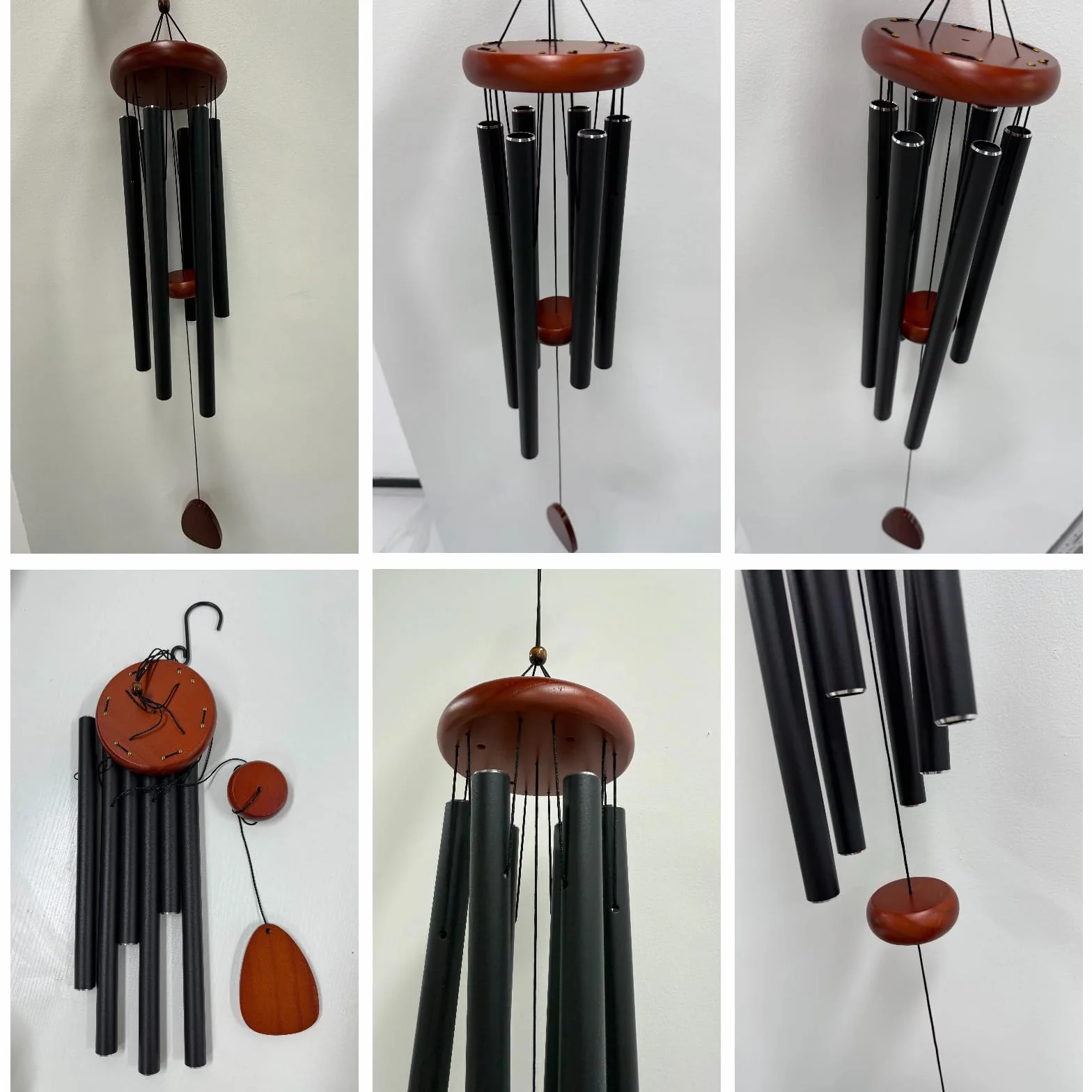 Campanas de Viento de Madera 26 Pulgadas conmemorativas para Exteriores Regalo de Condolencias