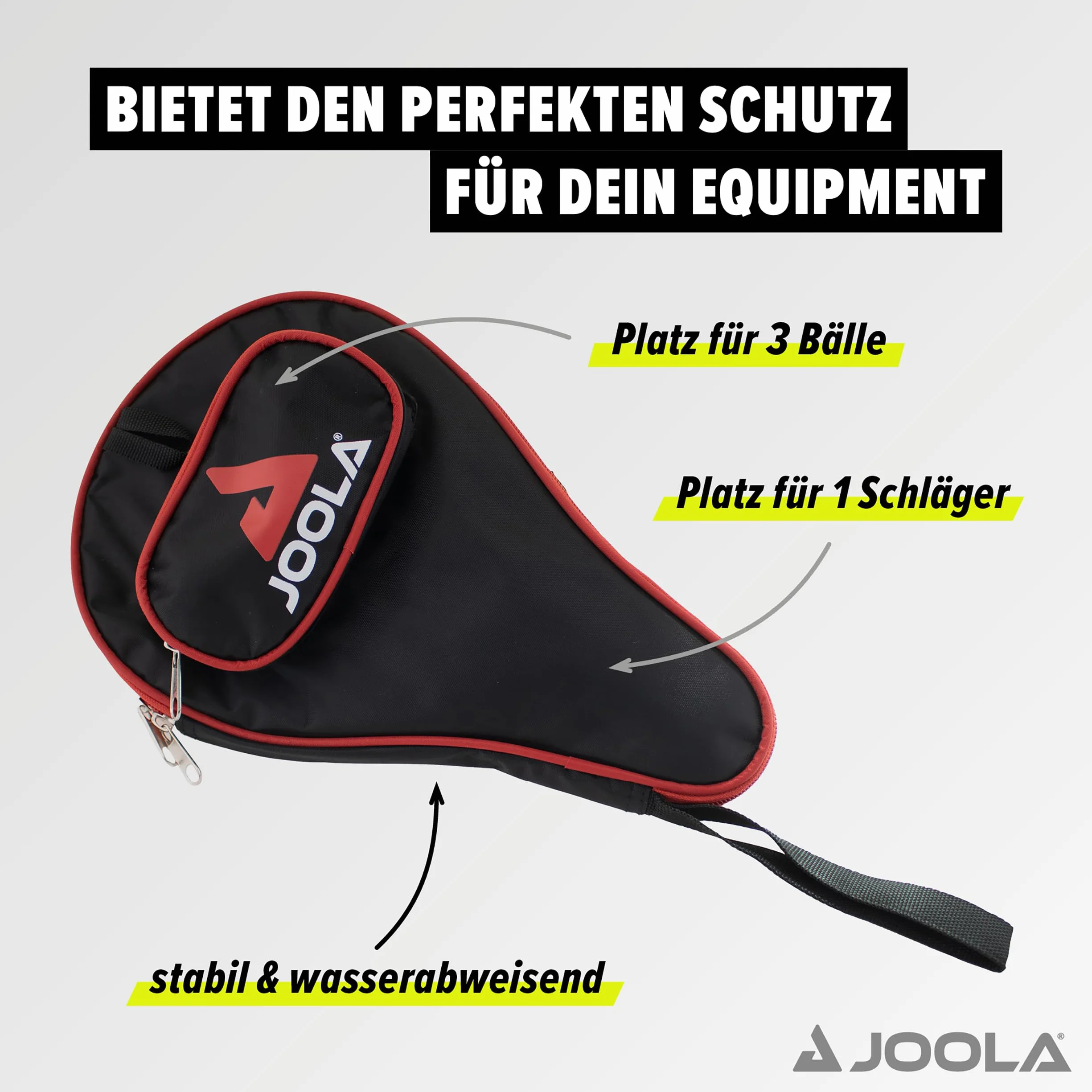 JOOLA Pocket Table Tennis Bat Cover