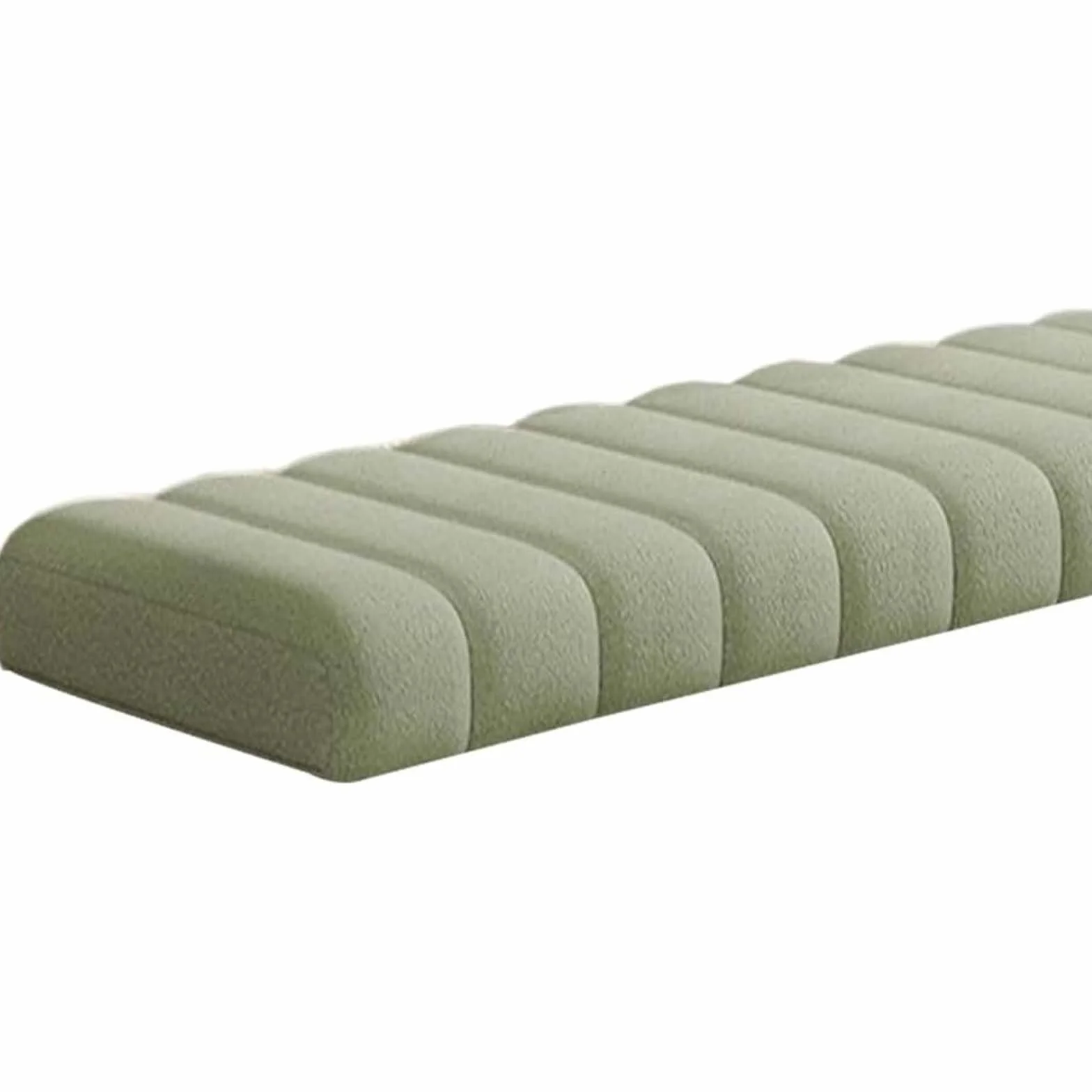Cojín para Banco Exterior Cremallera Matcha Green 35x120cm