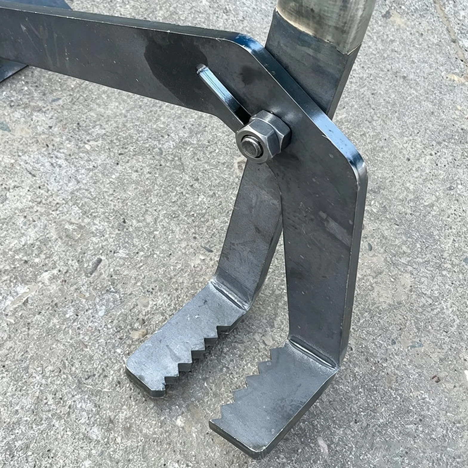 Extractor de Raíces Arrancador Manual Resistente para Postes Madera Jardín Exterior