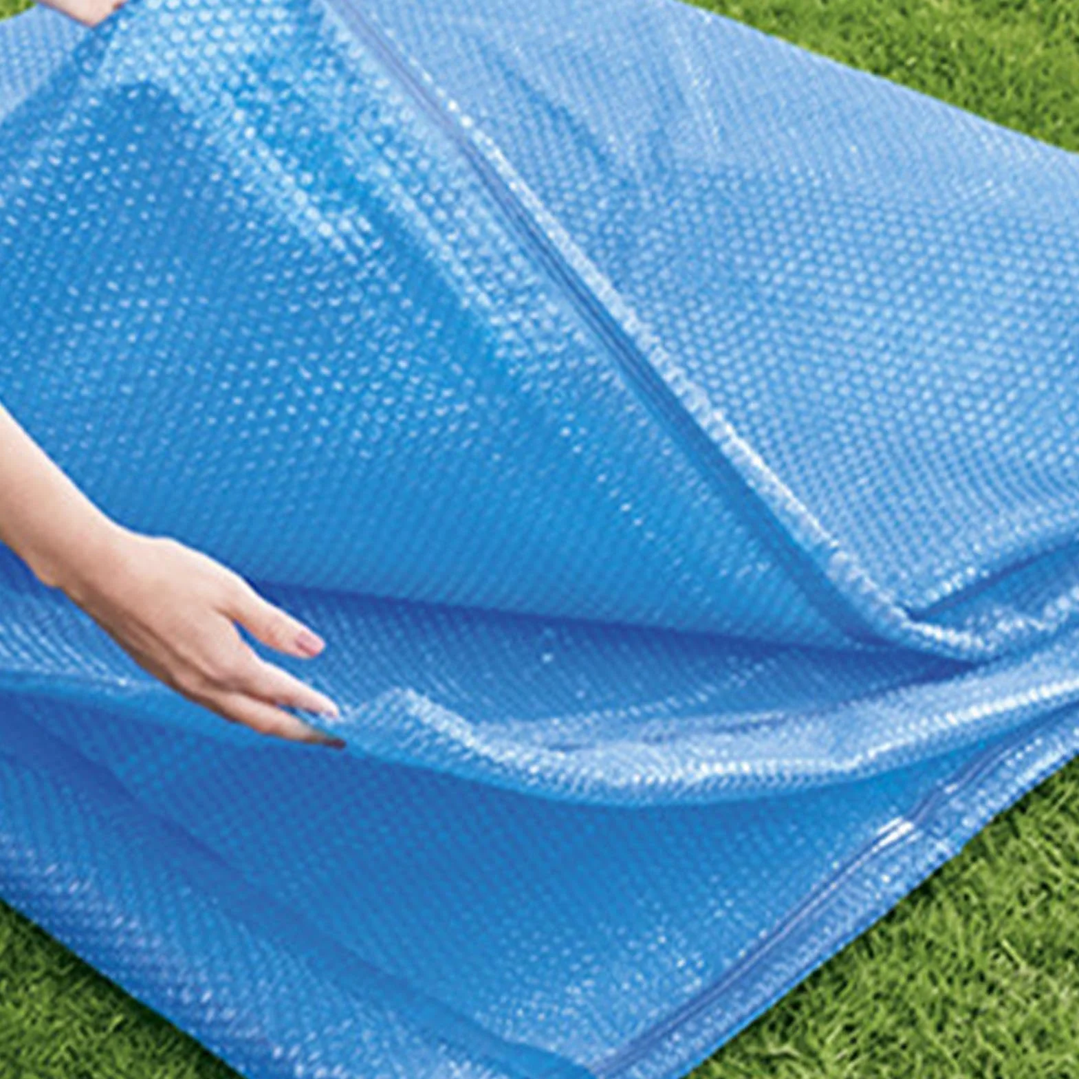 Cubierta Solar Redonda para Piscina 1,8 m 2,4 m 3 m 3,6 m 4,5 m Manta Térmica Alta Resistencia