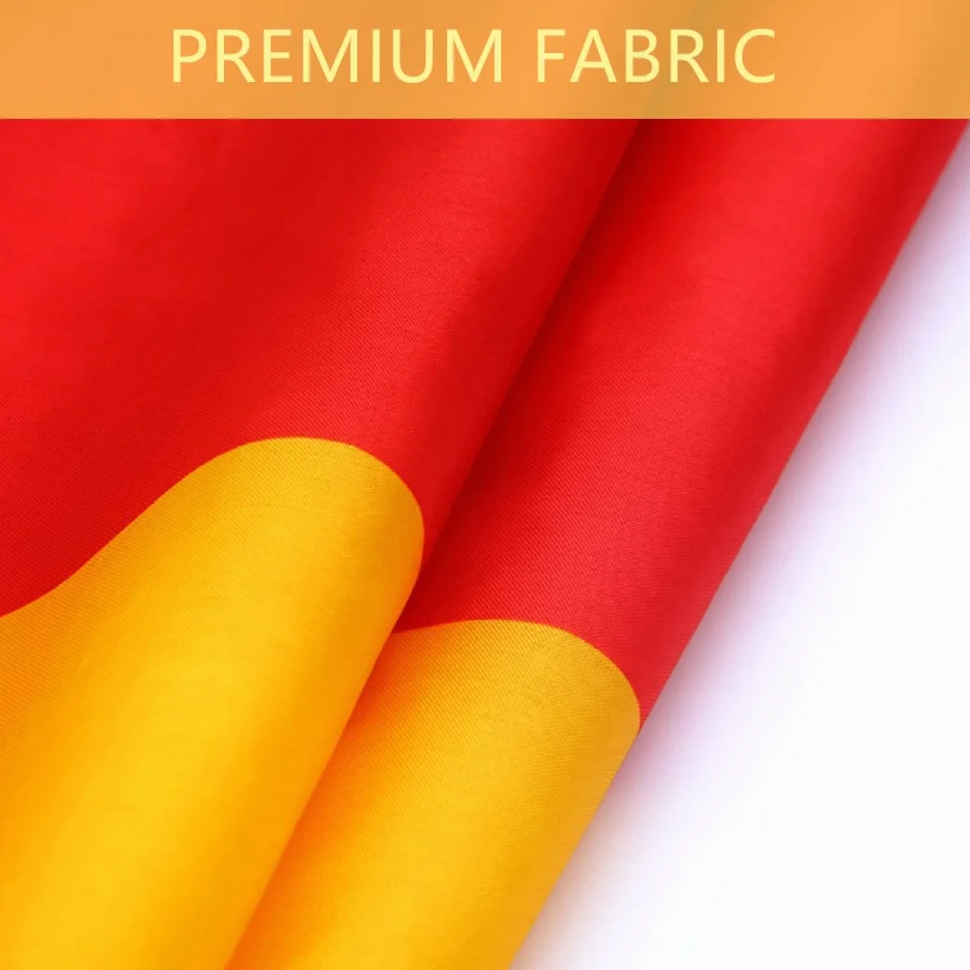 Bandera de España 90x150 cm poliéster doble costura latón