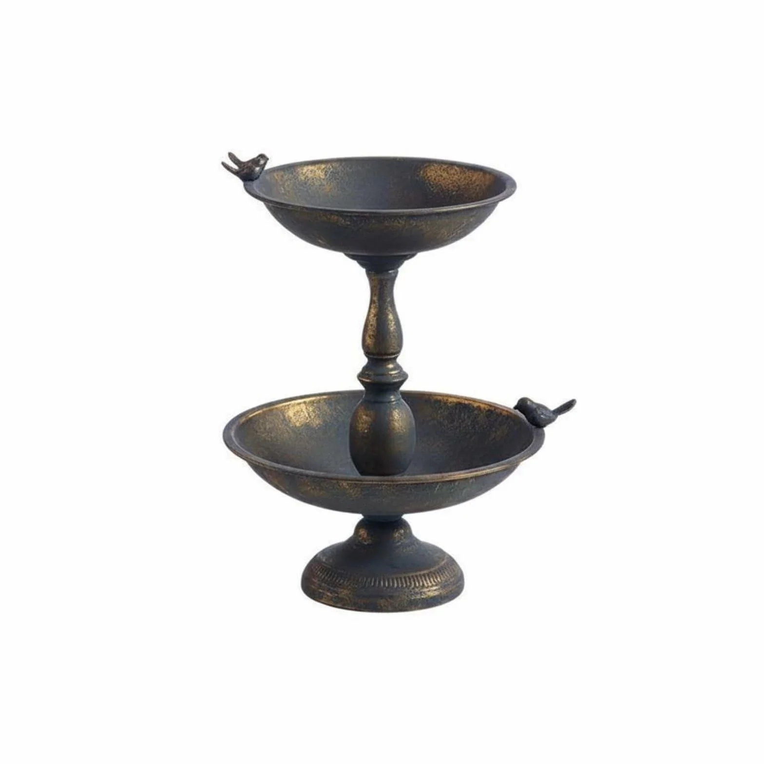 Qianly Alimentador Ornamental Jardín Clásico Colgante Metal Al Libre para Patio, Exterior