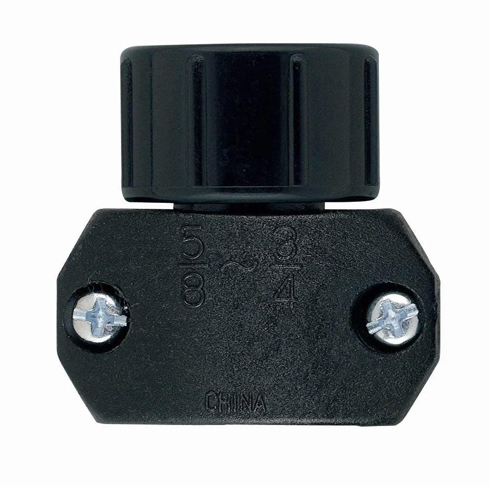 Orbit- 58103n 5/8-3/4 - Manguito de plástico Universal Hembra Negro, Paquete de 10