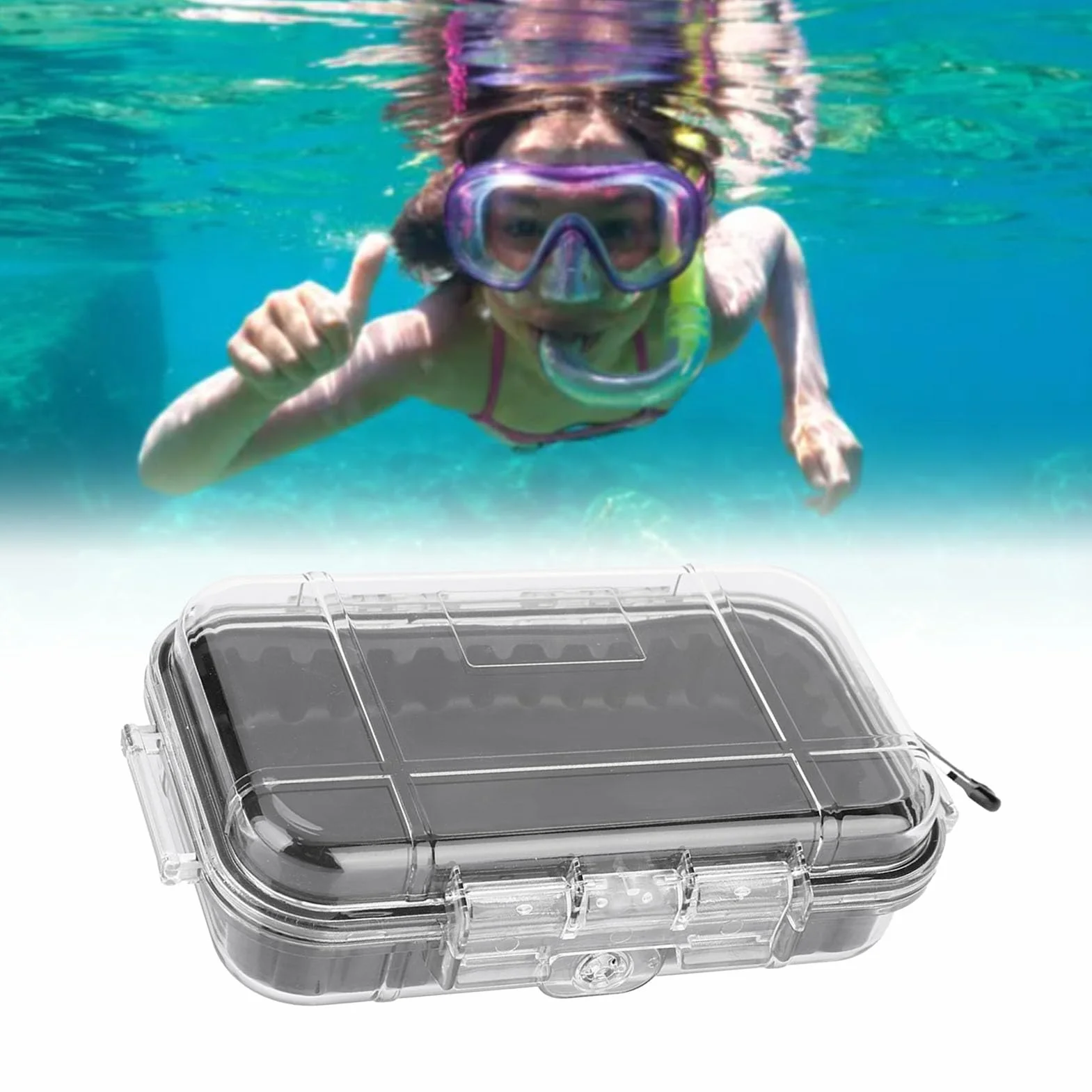 VGEBY Estuche de Almacenamiento Impermeable, Caja Hermética de Plástico ABS para Herramientas
