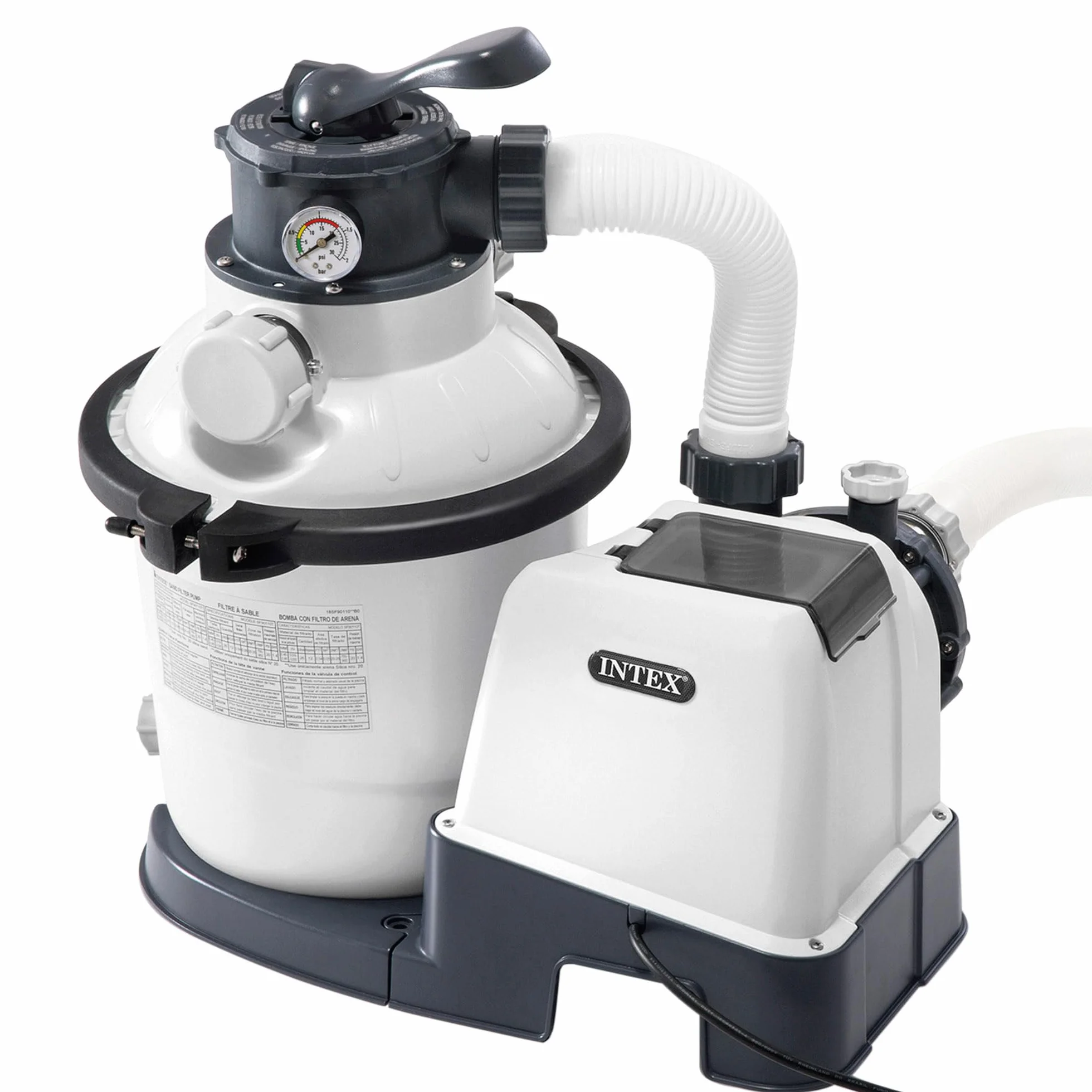 Intex Krystal Clear Depuradora de Arena 5700 L/H Filtro Bomba Piscina 29100 L 6 Funciones