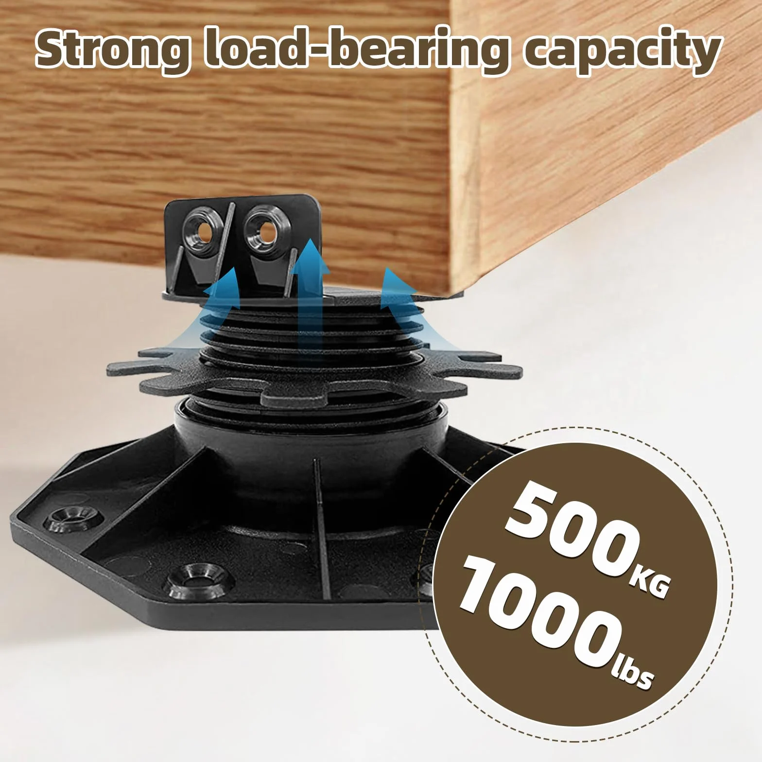 Pedestales De Terraza Ajustables 30-60 Mm, 30pcs, Soportes Para Pavimentos Patio Exterior
