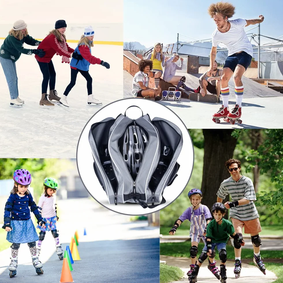 Bolsa para Patines Adulto 4 Ruedas Tamaño 45 EU