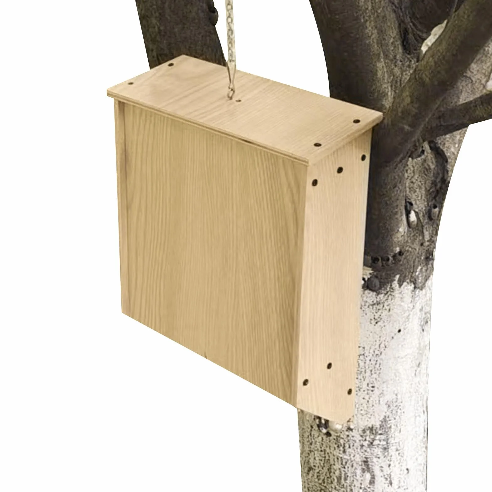 Casas de murciélagos para exteriores, caja de madera para murciélagos, refugio con techo, grandes y resistentes a la intemperie, para verano e invierno, para exteriores, jardín, granja, 9.45 x 3.27 x
