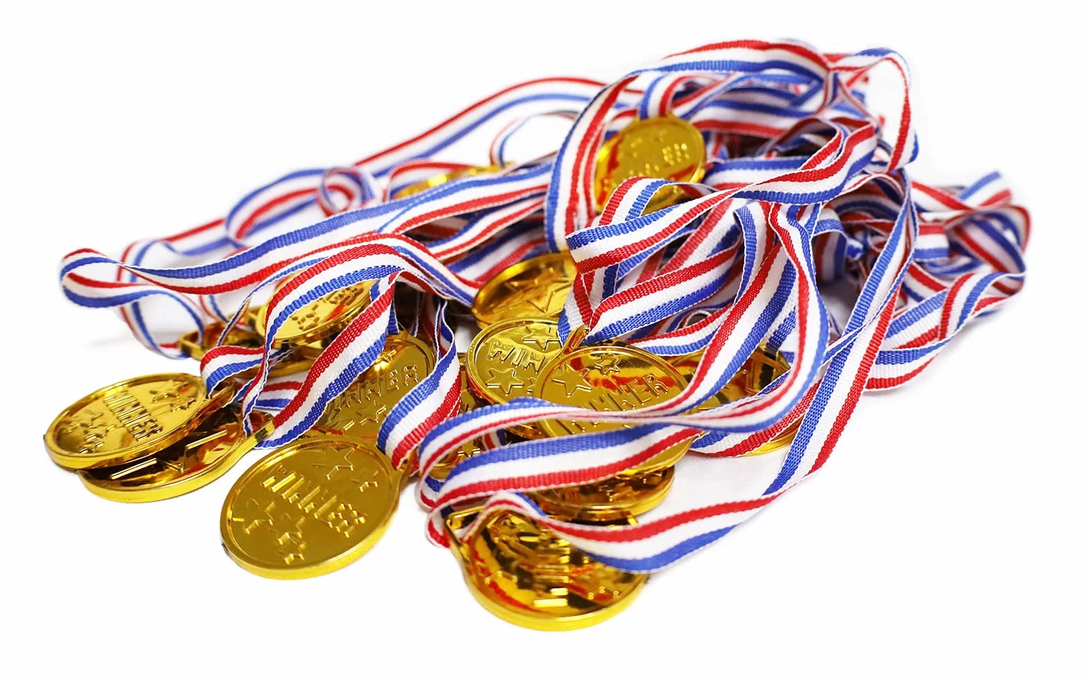 Medallas Deportes 24Pcs Premios Recompensa Niños Fiestas Tema Olímpico