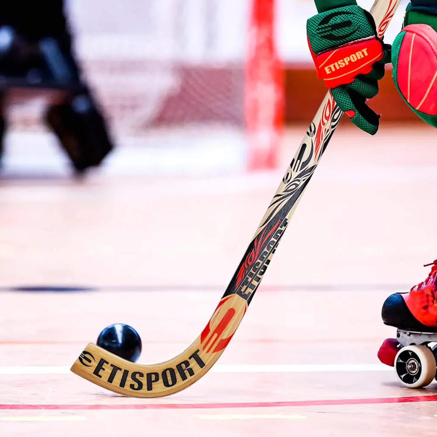 Stick de Hockey Fury Hard Profesional Rígido Peso Medio-Alto Mango Hickory Mayor Grosor Pala Laminada Fibra Exterior