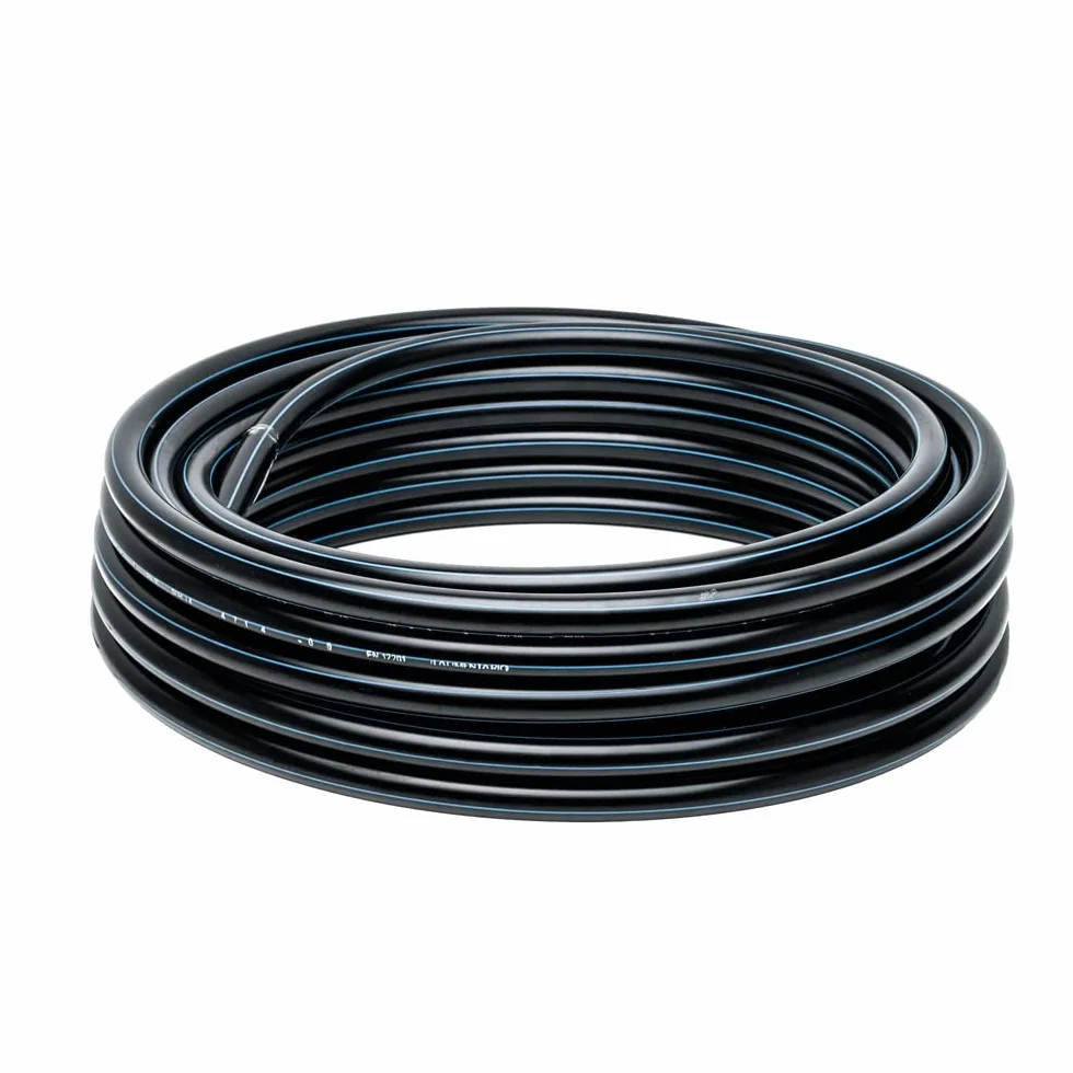 GNCGarden Tubería Riego Alimentaria Polietileno 16 Bar. Tubería de polietileno Alimentaria Baja Densidad 20mm Bobina de 100 METROS. Color negro. Máxima calidad.