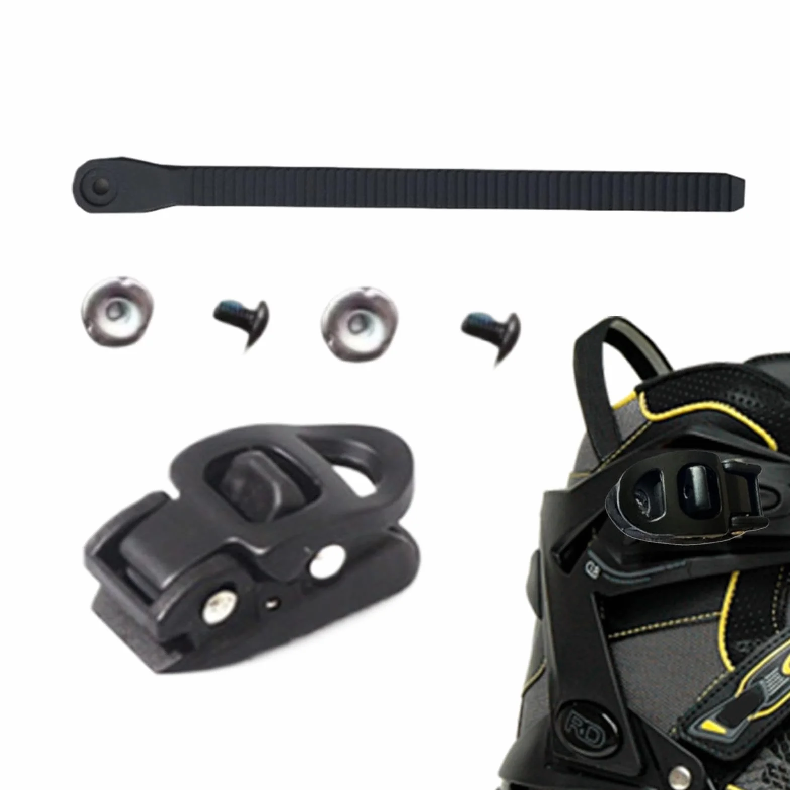 Correas para patines de ruedas hebillas ajustables cierre con tornillo
