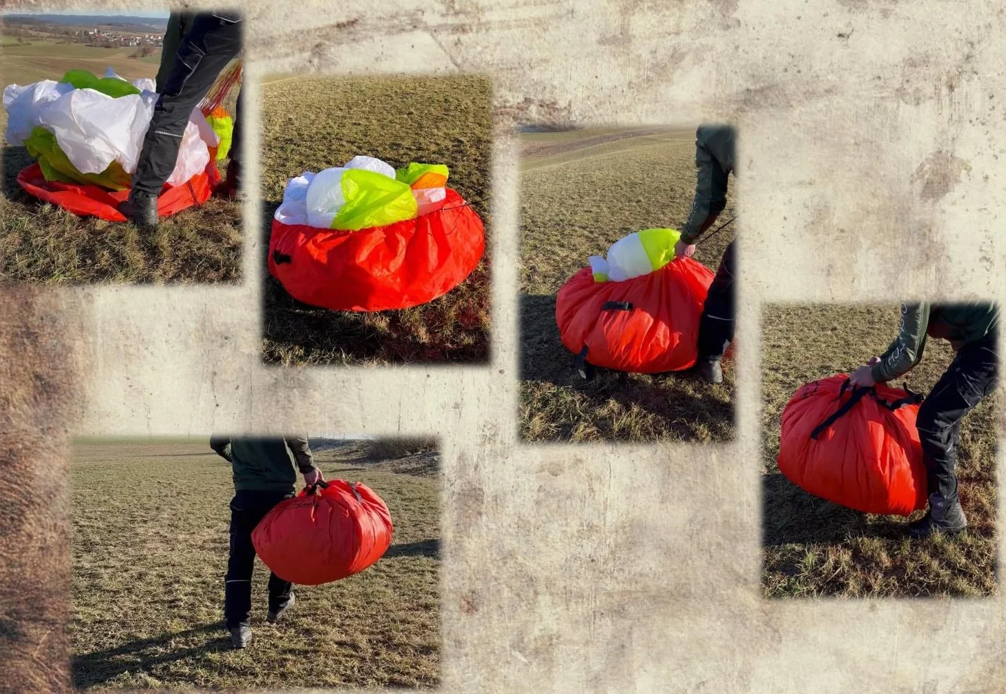 AirLes Mochila rápida de parapente