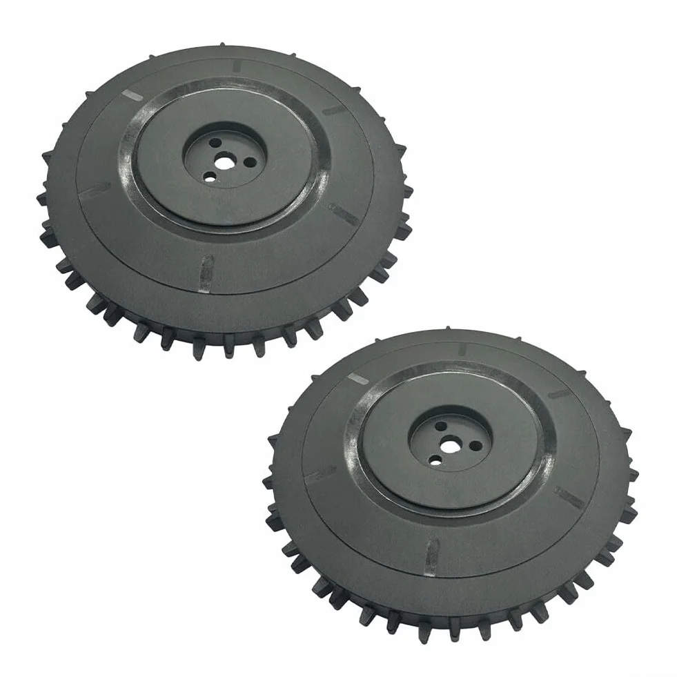 2 ruedas todoterreno para Segway Navimow i105E i108E i110N, 35% de subida, neumáticos de polietileno resistentes con perfil para robot cortacésped, tracción mejorada en terrenos irregulares