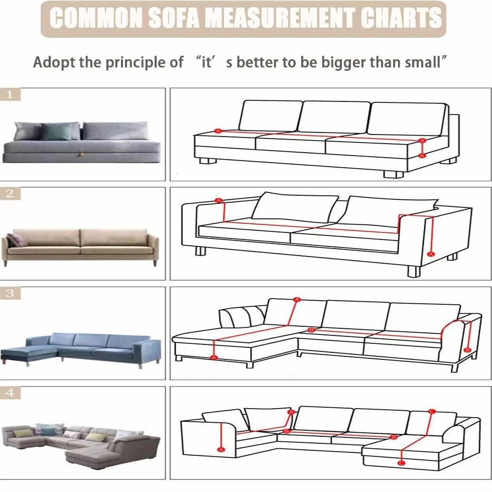 L - Funda de sofá impermeable para sofá L-Sd, manta térmica antideslizante para 1/2/3/4 plazas, protector de sofá con cable (118 x 130 cm), perfecta para decoración del hogar