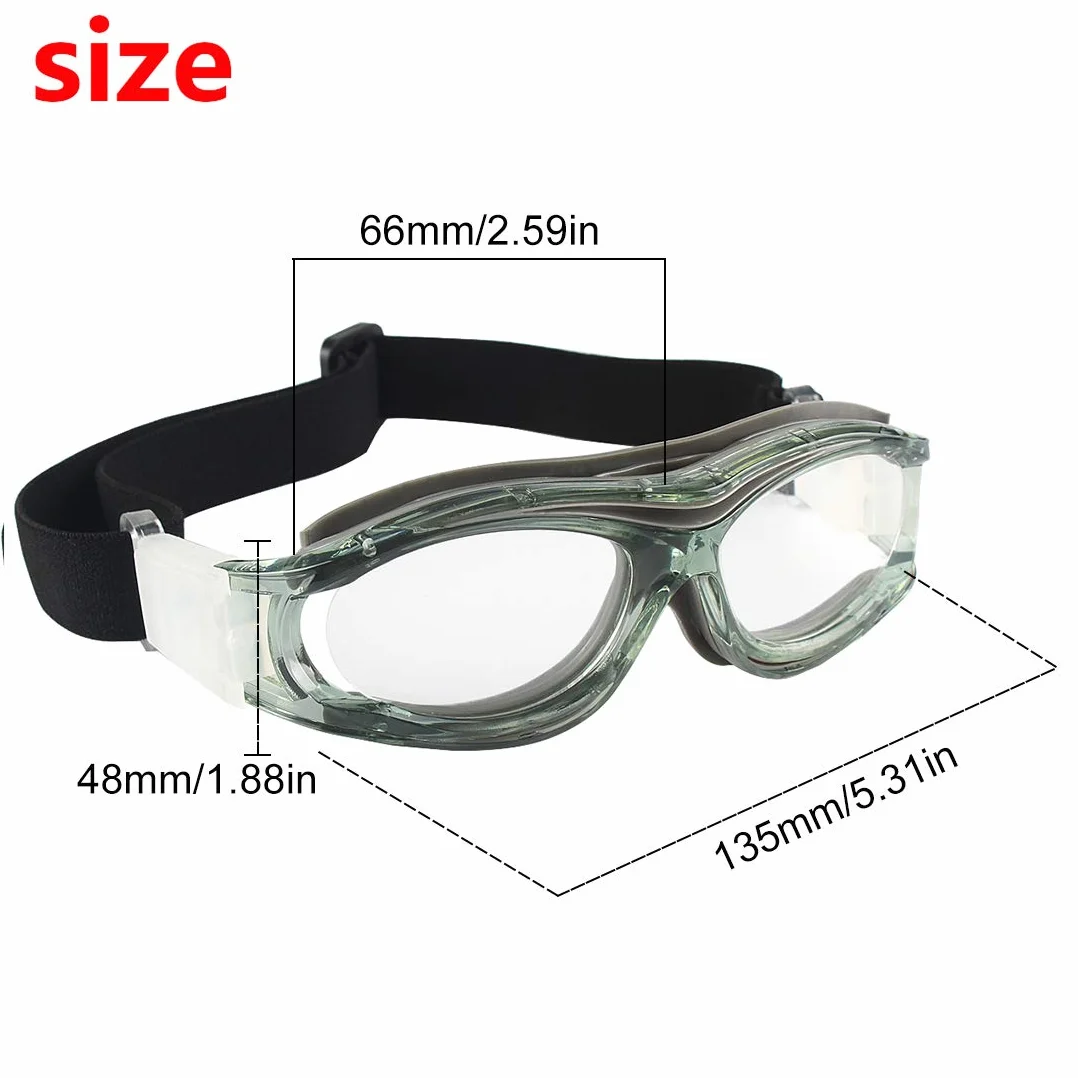 Andux Gafas protectoras de seguridad para niños Baloncesto Fútbol LQYJ-04