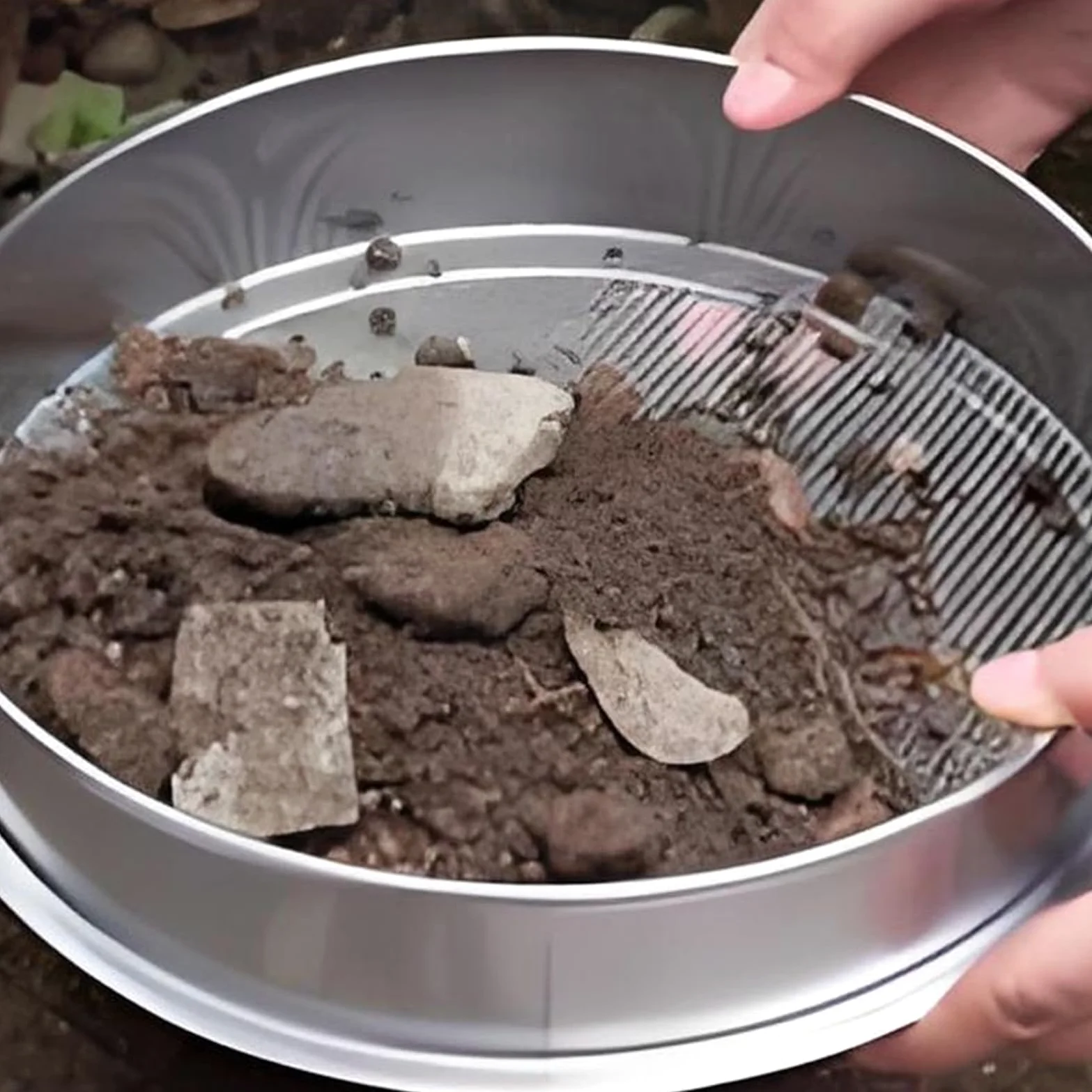 Tamizador De Compost Fácil Instalación Liberación Rápida Criba de Jardín | Criba de Tierra para Grava Serrín Vermicompost Hierba