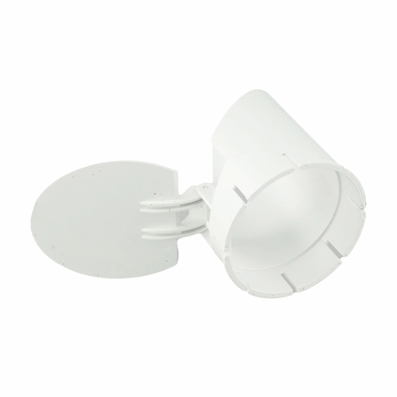 YJDOORPLAY Válvula antirretorno de drenaje, prevención de reflujo de alcantarillado, barrera antirratas de PVC, 75 mm