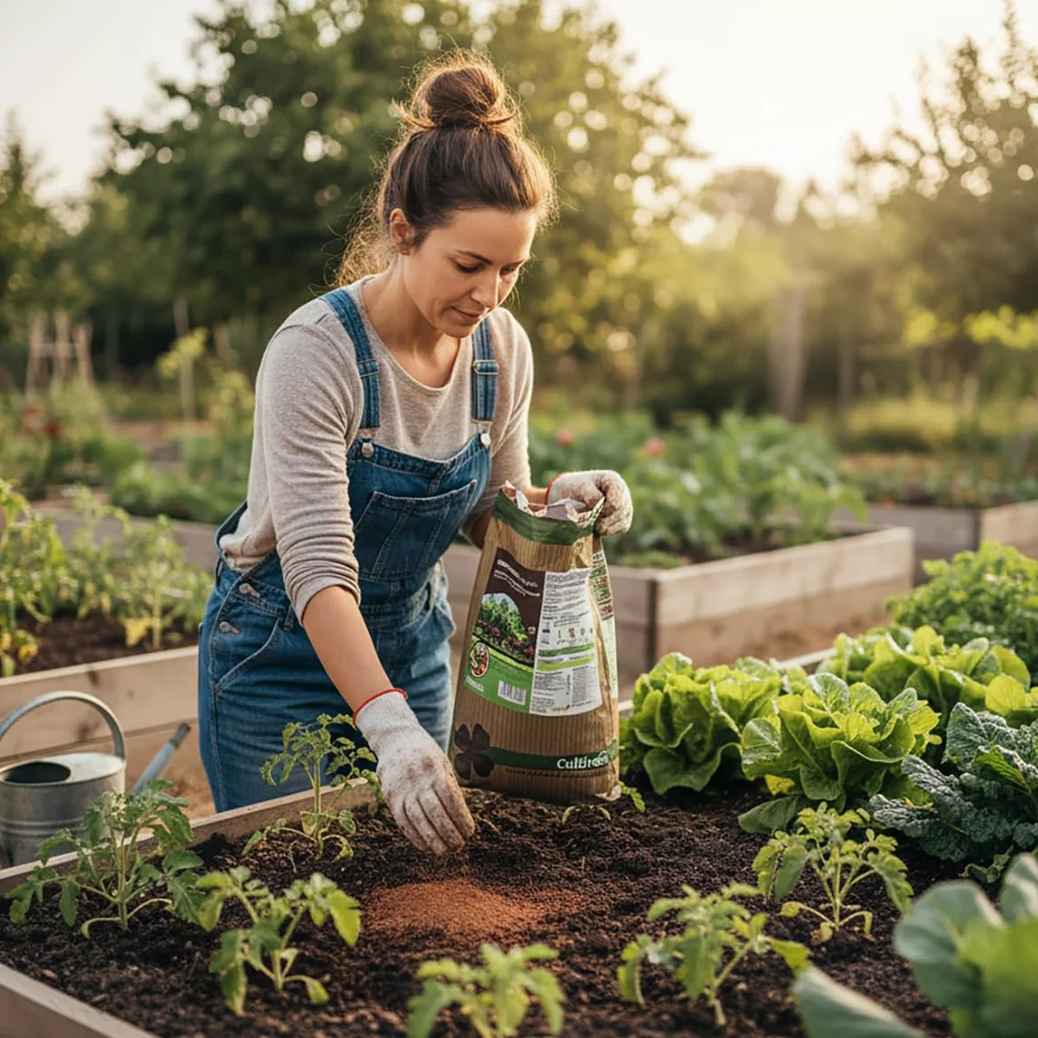 CULTIVERS Harina de Sangre 1 kg Abono Ecológico Fertilizante Nitrógeno