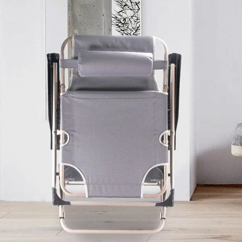 Tumbona Plegable Silla Gravedad Cero Tumbona Reclinable Para Playa, Sillón Plegable De Gravedad Cero, Silla De Salón Ligera Para Oficina, Descanso Para El Almuerzo, Muebles De Jardín Silla Plegable Re