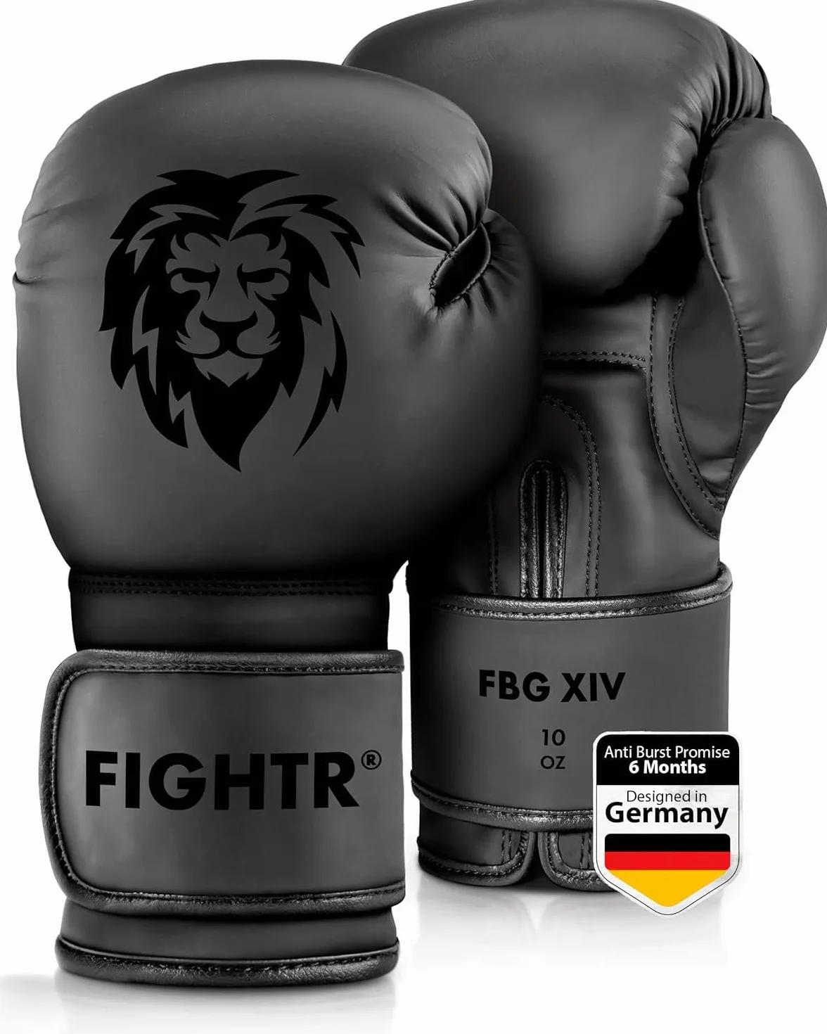 FIGHTR® Guantes de Boxeo 8-16 oz para Boxeo MMA Muay Thai Kickboxing con Bolsa de Transporte