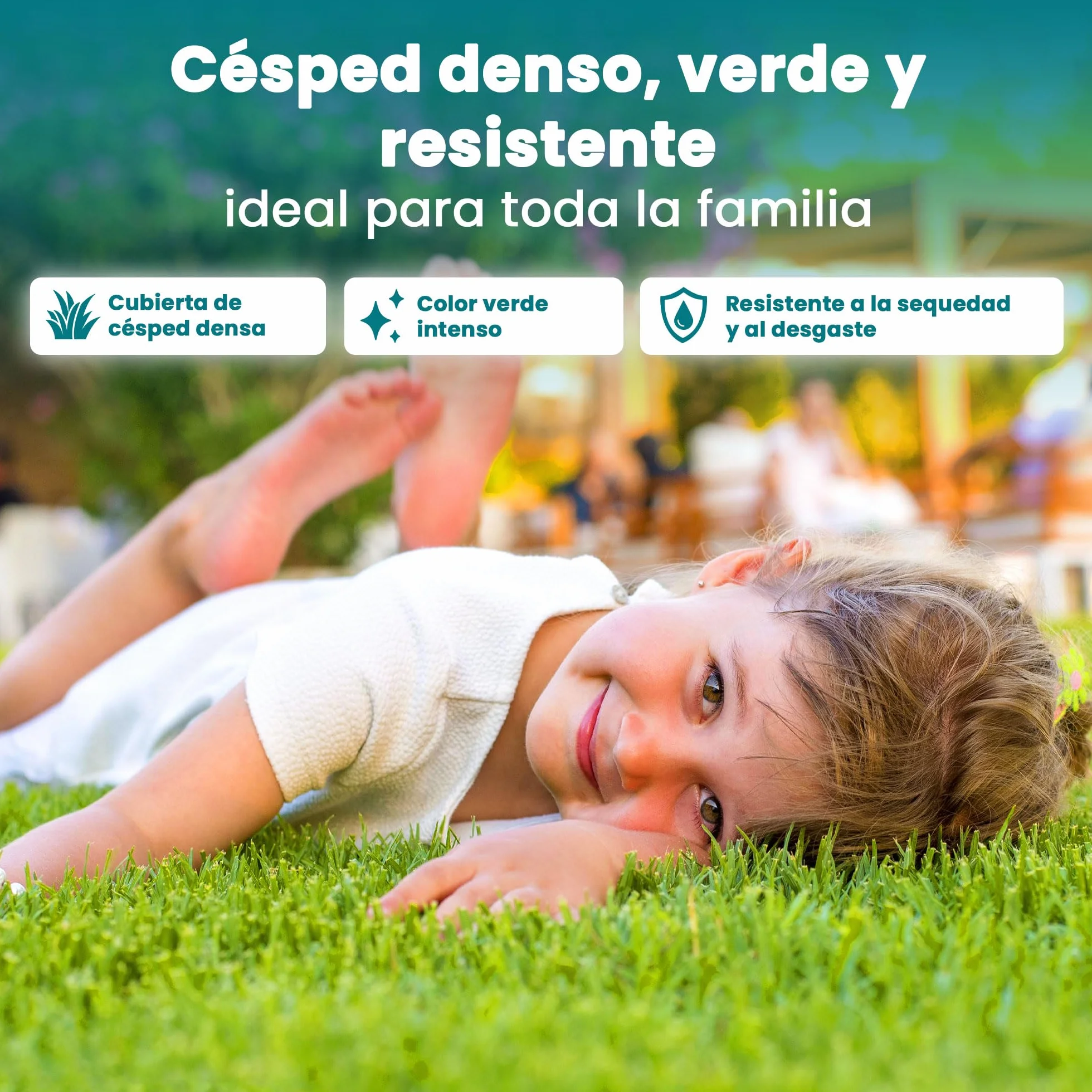 LERAVA Fertilizante césped liberación lenta 85 m² Abono granulado con magnesio y microelementos