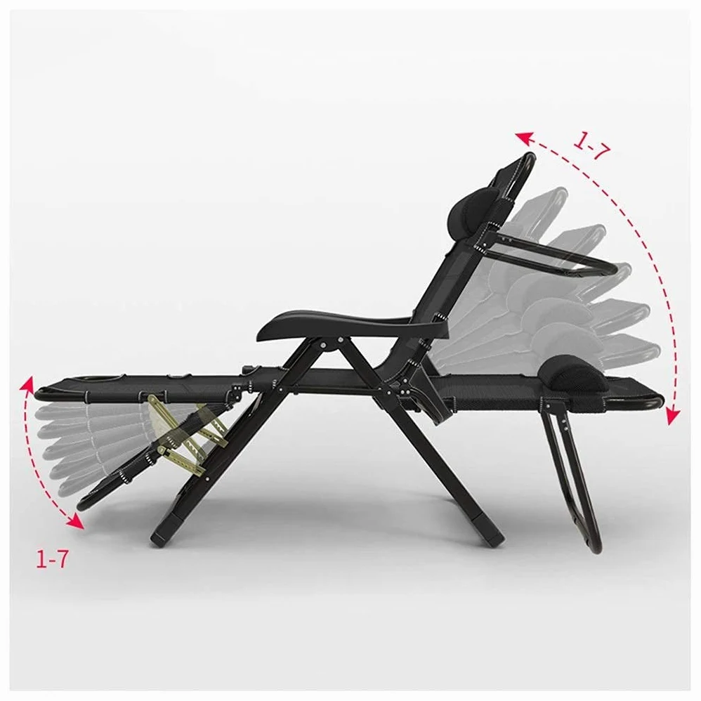 Tumbonas tumbonas, Tumbona, sillas Plegables de Gravedad Cero, sillón reclinable, tumbonas para jardín y Patio al Aire Libre, sillas de Playa, superancho 67 cm (Color: 11)