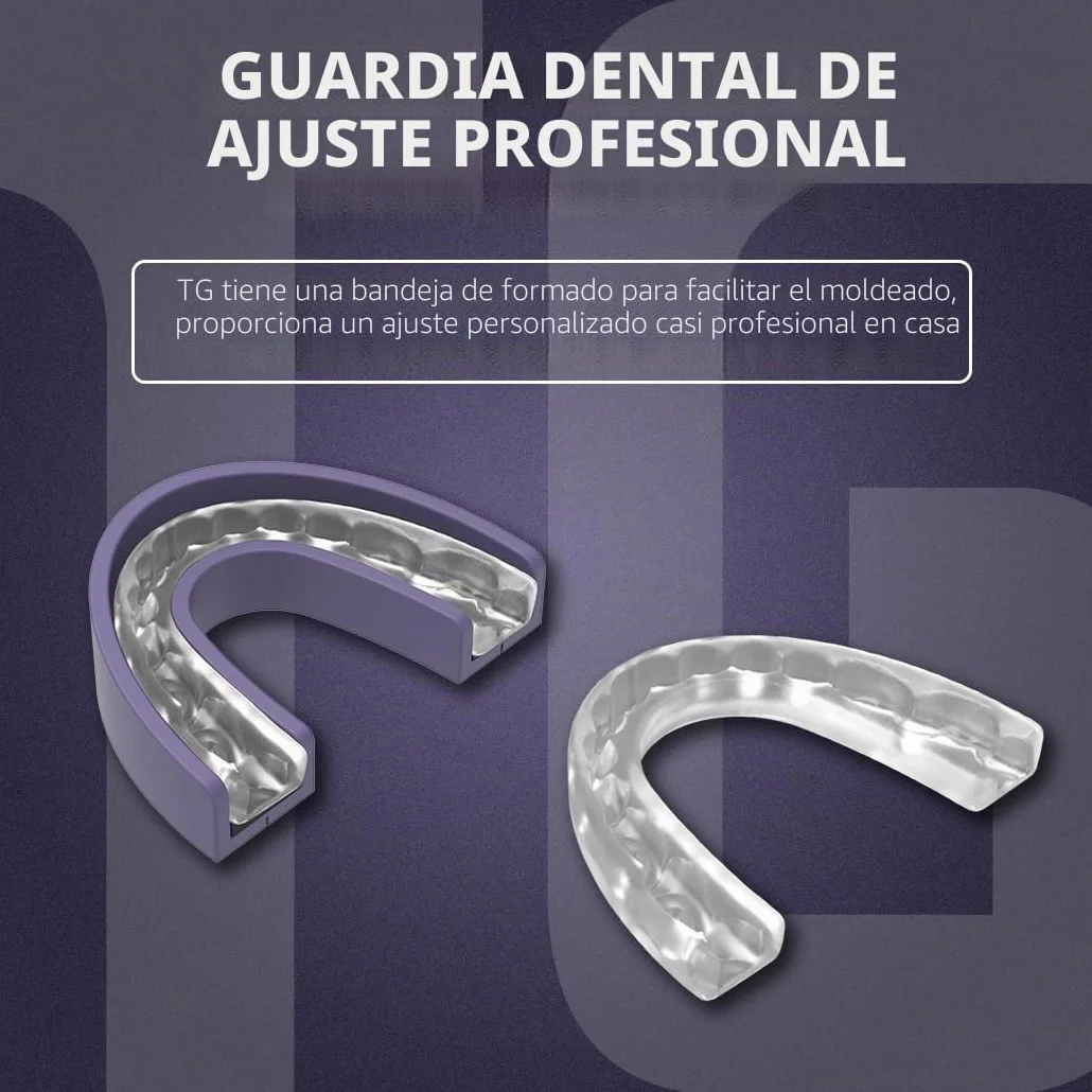 KOHEEL TG Férula Dental para Bruxismo, Protector Dental Nocturno (5 Unidades)