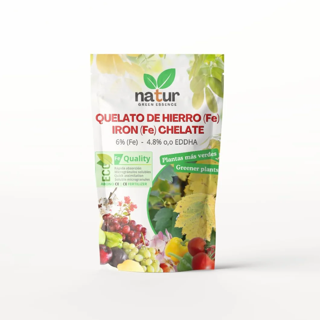 QUELATO DE HIERRO EDDHA 6% Fe Fertilizante ecológico Anticlorosis 100g