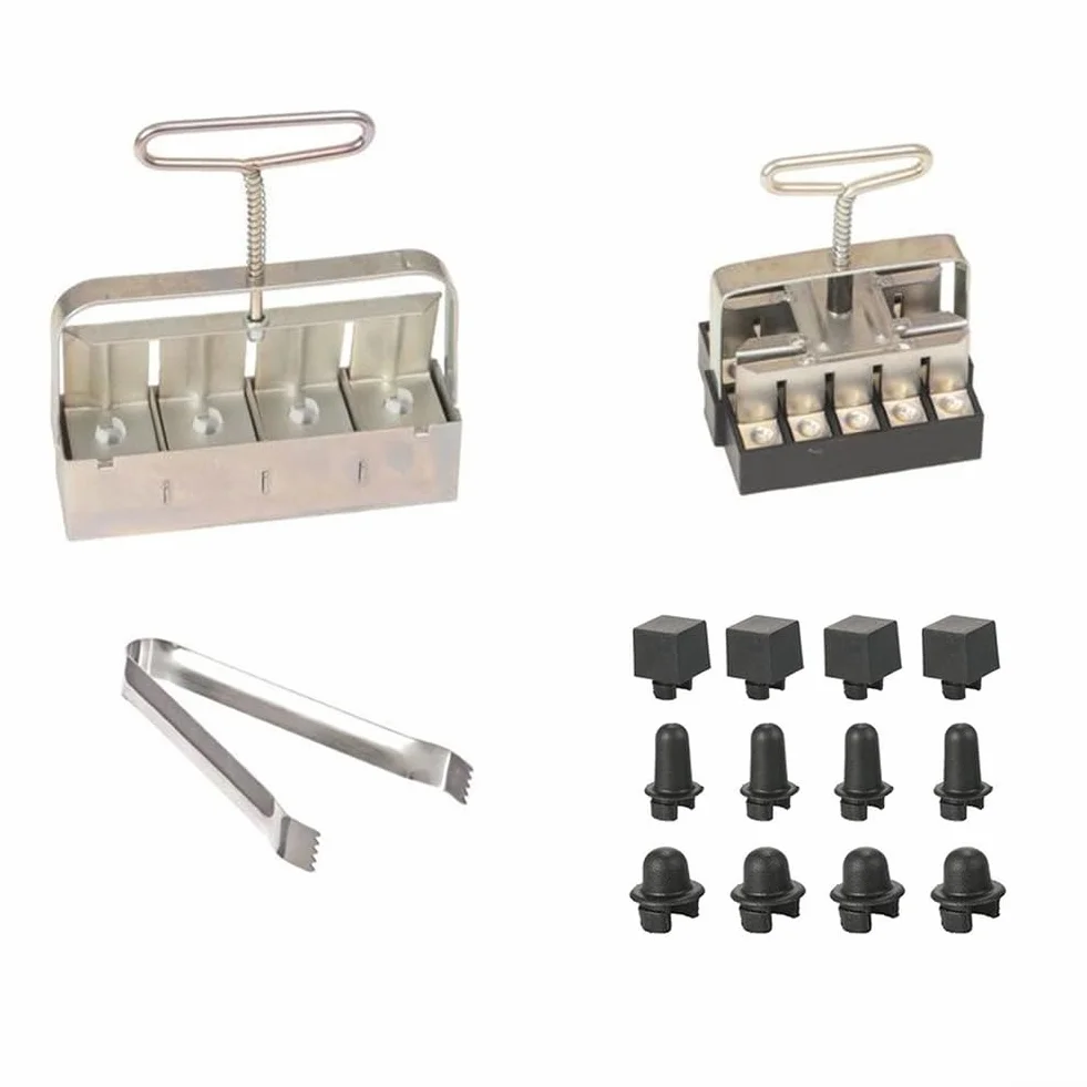 DAZZLEEX Fabricante de bloques de suelo para arrancar, herramienta manual de hierro chapado en zinc, crea bloques compactos raíces de poda de aire, equipo de jardinería ecológico sin macetas de