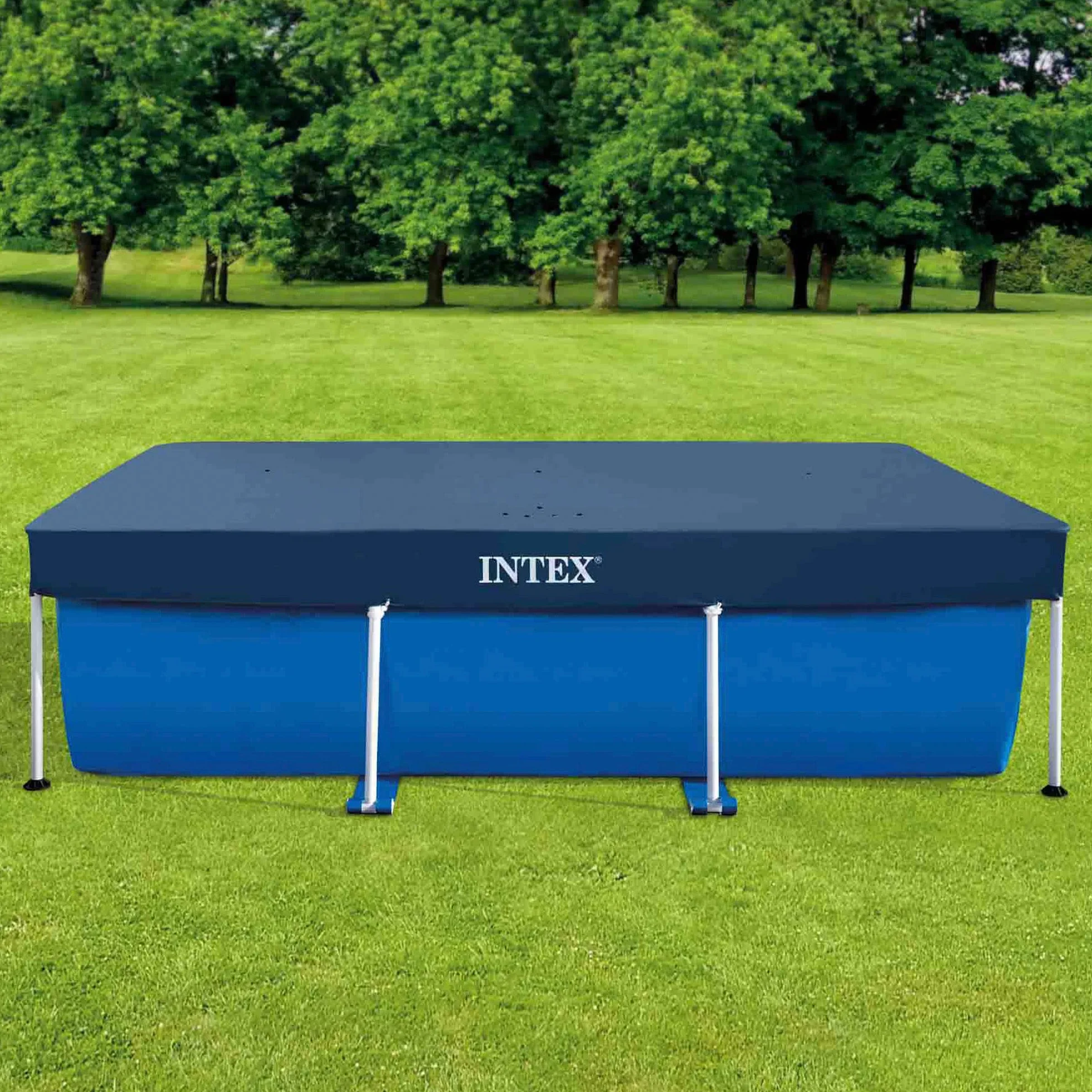 Intex Cobertor Piscina Rectangular 300 x 200 cm Azul