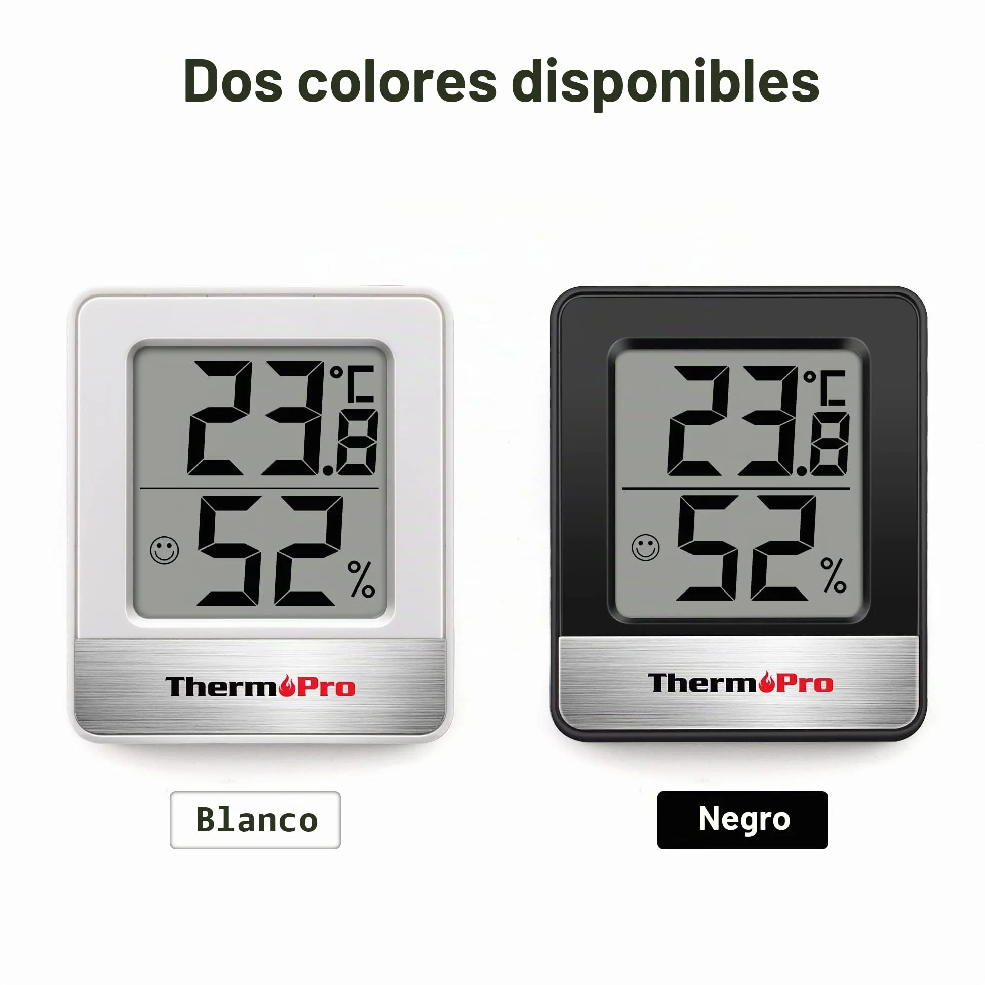 ThermoPro TP49 Higrómetro Digital Termómetro de Interior Temperatura Humedad