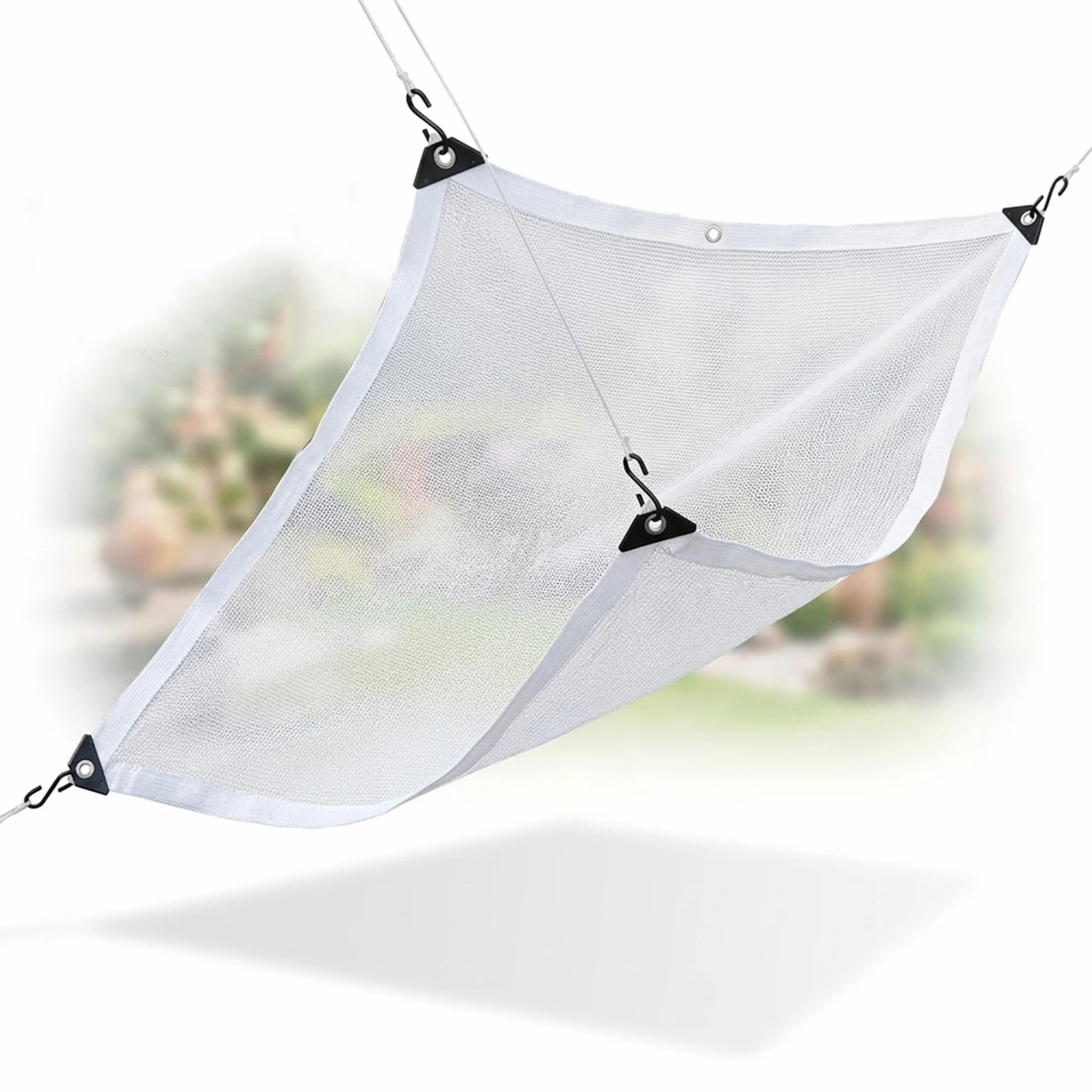 Malla de Sombreo 50% con Ojales, Red de Sombra de HDPE Anti-UV Toldo Vela | Vela de Sombra, Toldos Terraza, Toldo Exterior Tela Impermeable, Malla Ocultacion Jardin, Protección Solar(5x8m)
