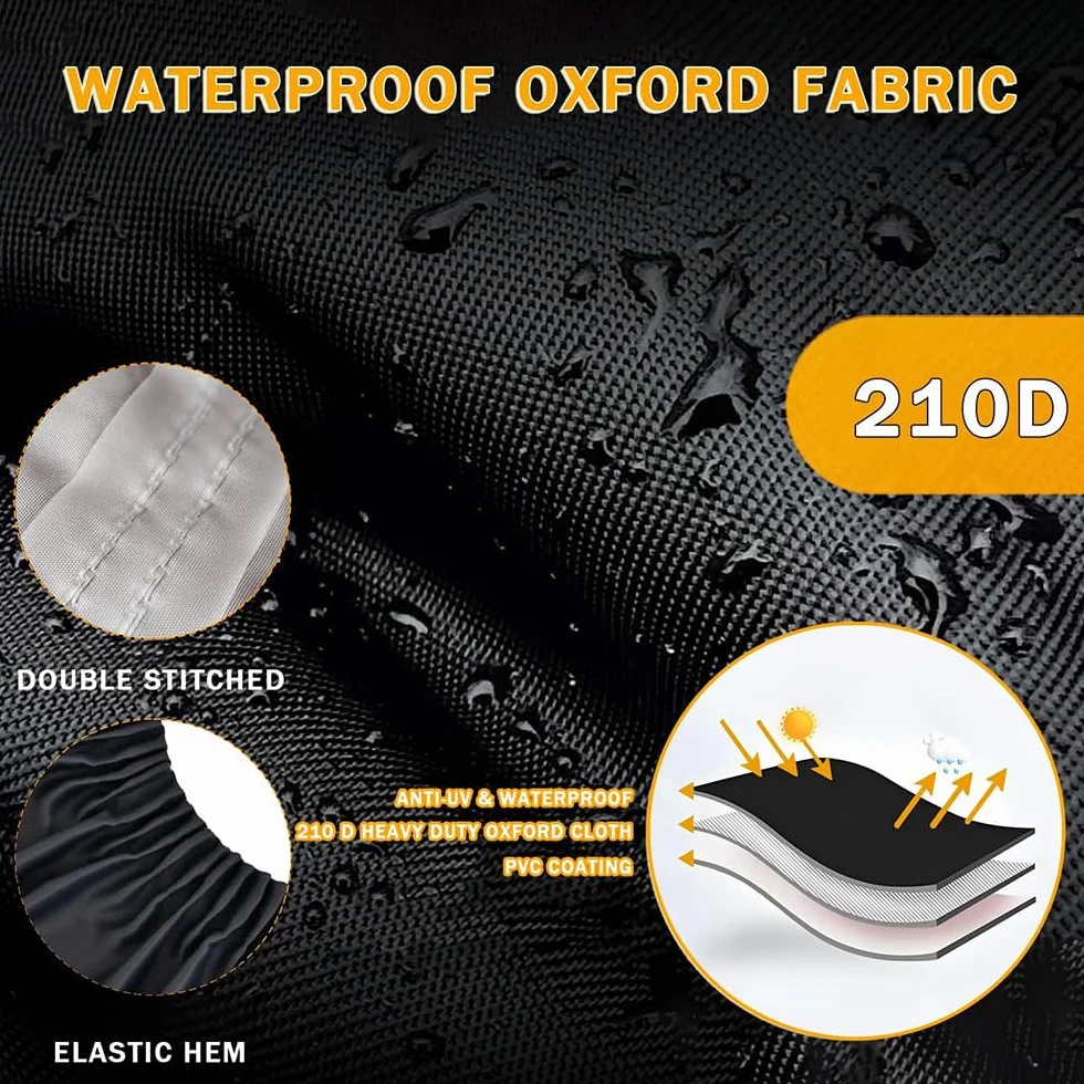 Cubierta para Cortacésped para MTD 330 1964-1969, Oxford Funda Protectora Impermeable Anti Viento Accesorios Tractor Cortacésped