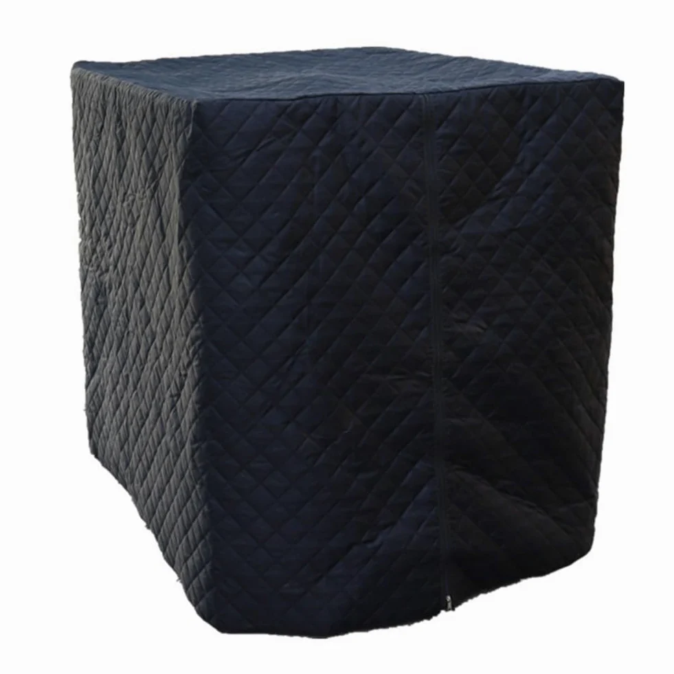 IBC - Funda de algodón resistente con aislamiento térmico para protección de tanque con reflectante plateado para nieve, 120 x 100 x 116 cm