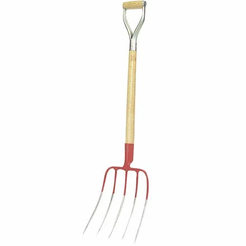 WOLFPACK 8180390 Horca Con Mango Anilla 560/5 Puas, Madera