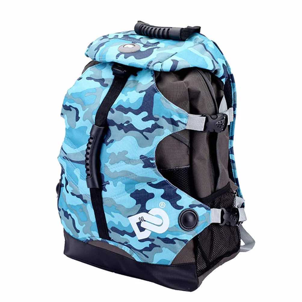 Baoblaze Rodillo Patines en Línea Mochila de Transporte Camuflaje