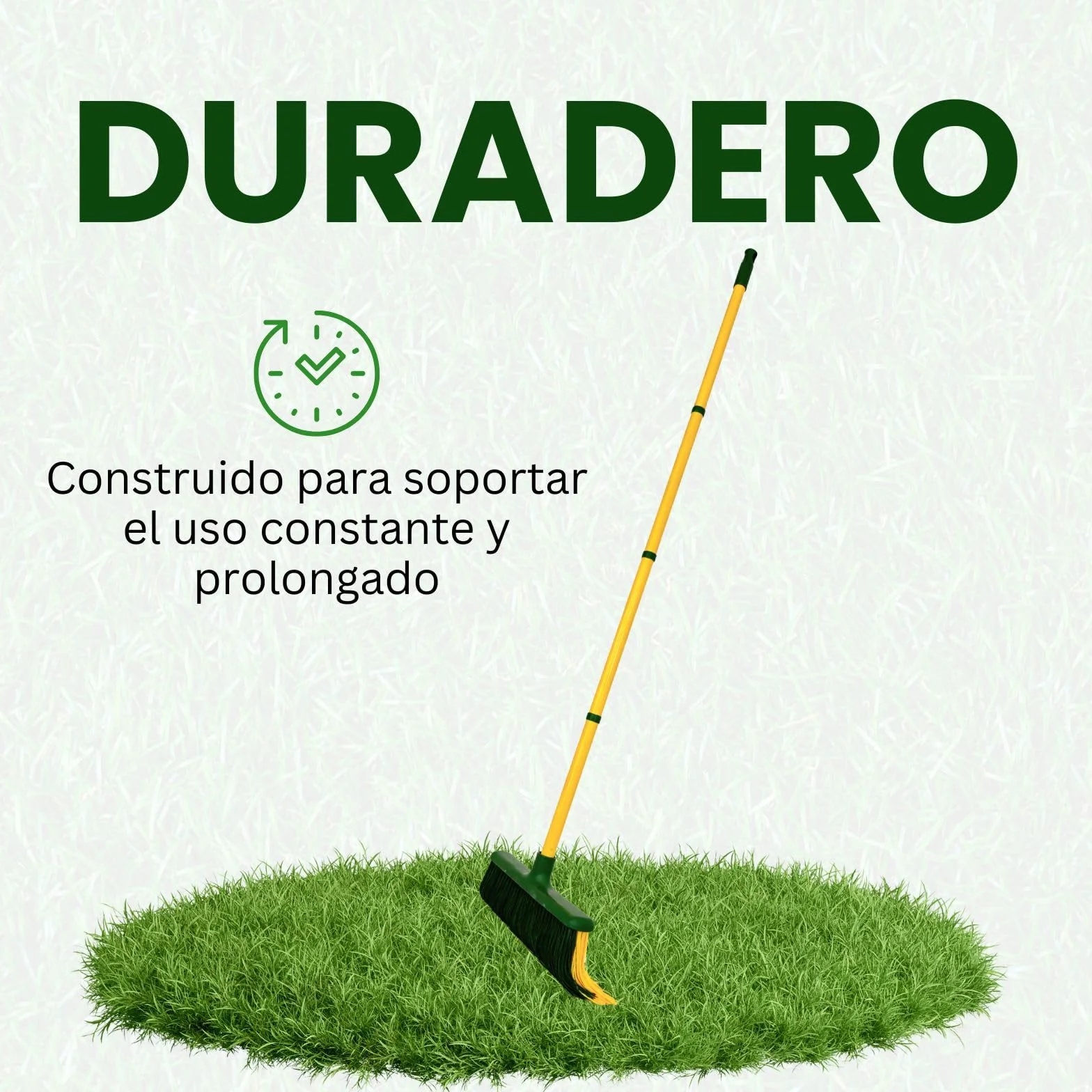 Cepillo para Césped Artificial con Mango Extensible 0,80–1,40 m Limpieza y Mantenimiento