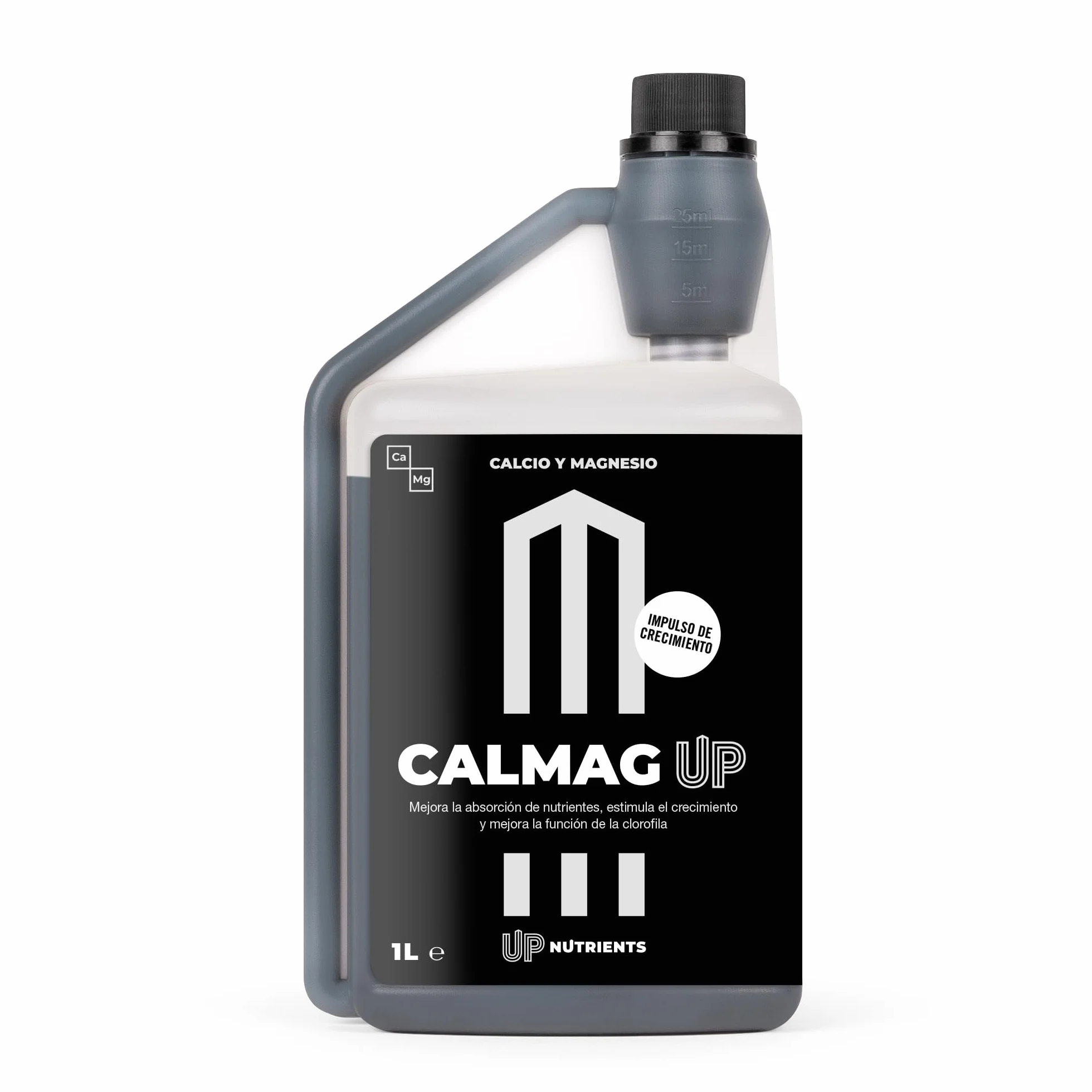 UP NUTRIENTS Calcio y Magnesio CALMAG UP 1 L Fertilizante Orgánico para Plantas y Cultivos