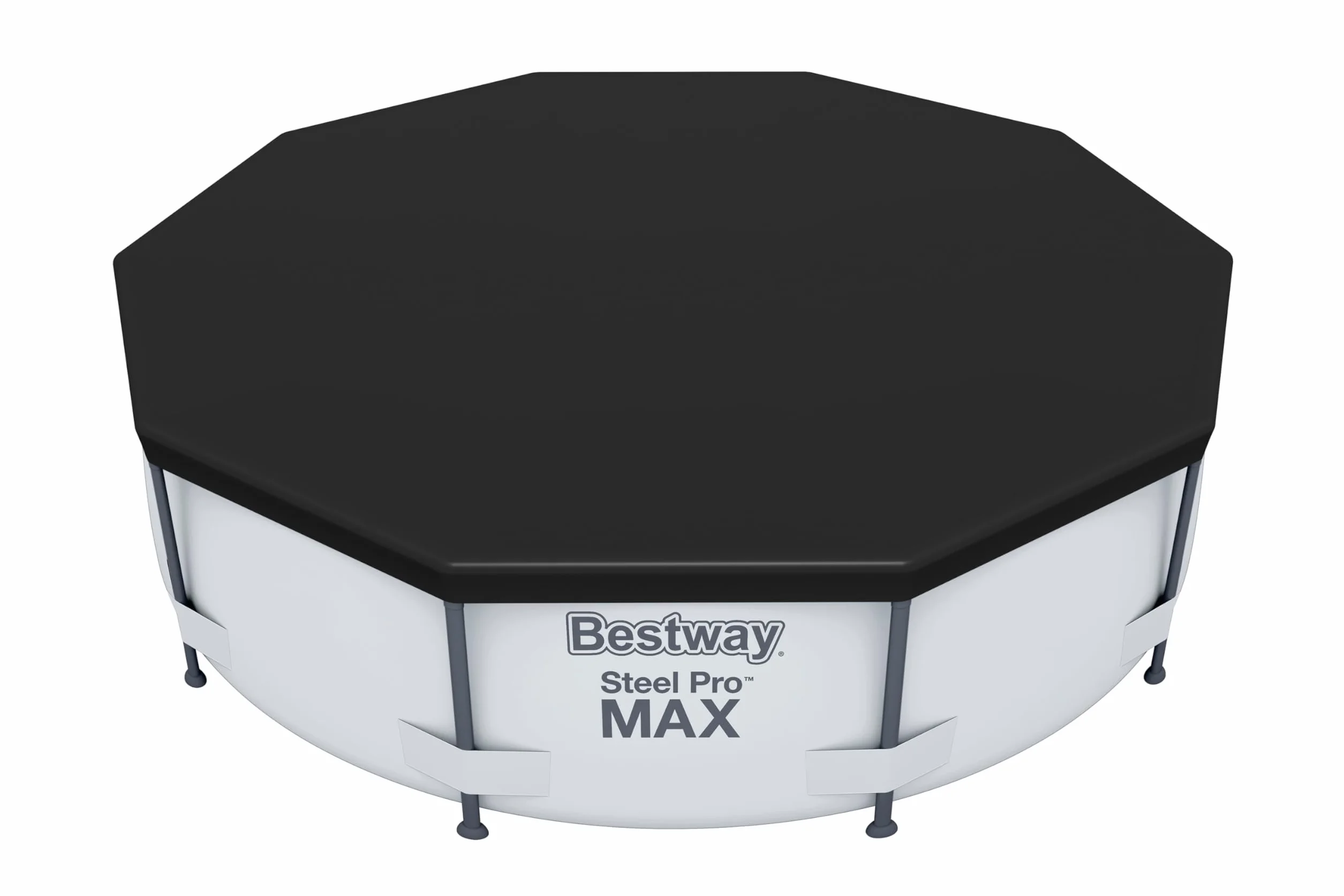 BETSWAY Cobertor de Invierno Redondo PVC para Piscinas Ø305 cm Negro
