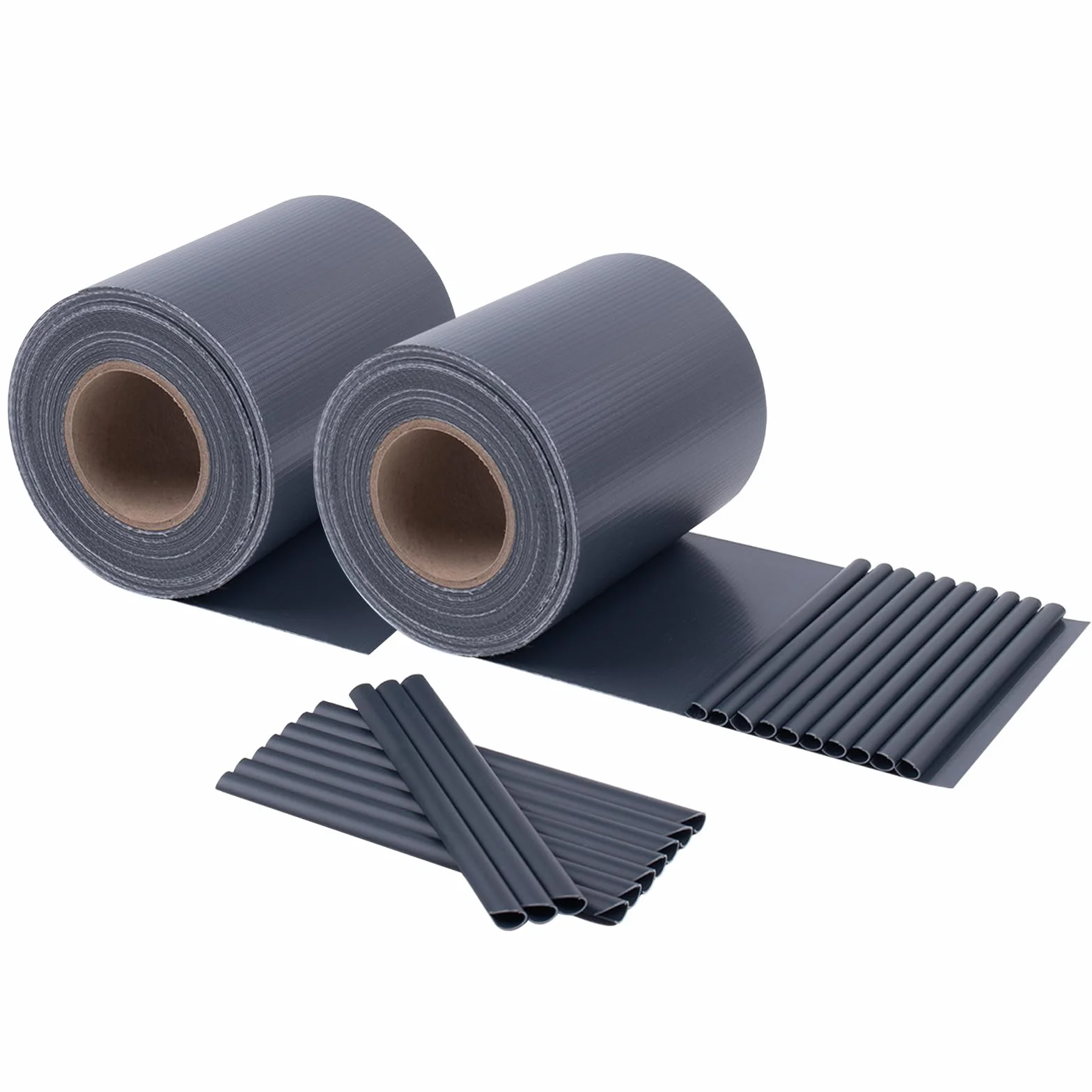 HENG FENG PVC privacidad Valla Tiras de Malla 70m x 19cm, Antracita | Tiras de Malla PVC 450g/m², resistente a la intemperie y rayos UV, cortavientos, con 40 Clips, para Jardín, Terraza, Balcón
